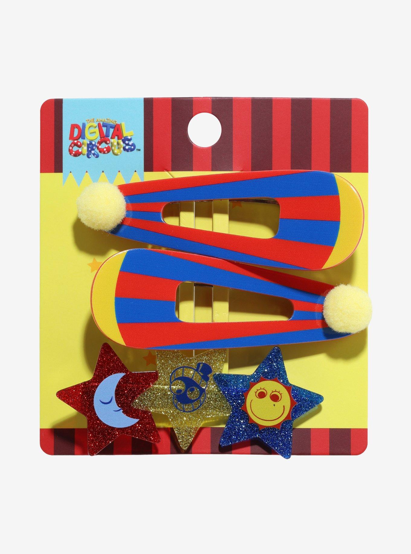 The Amazing Digital Circus Pomni Star Hair Clip Set