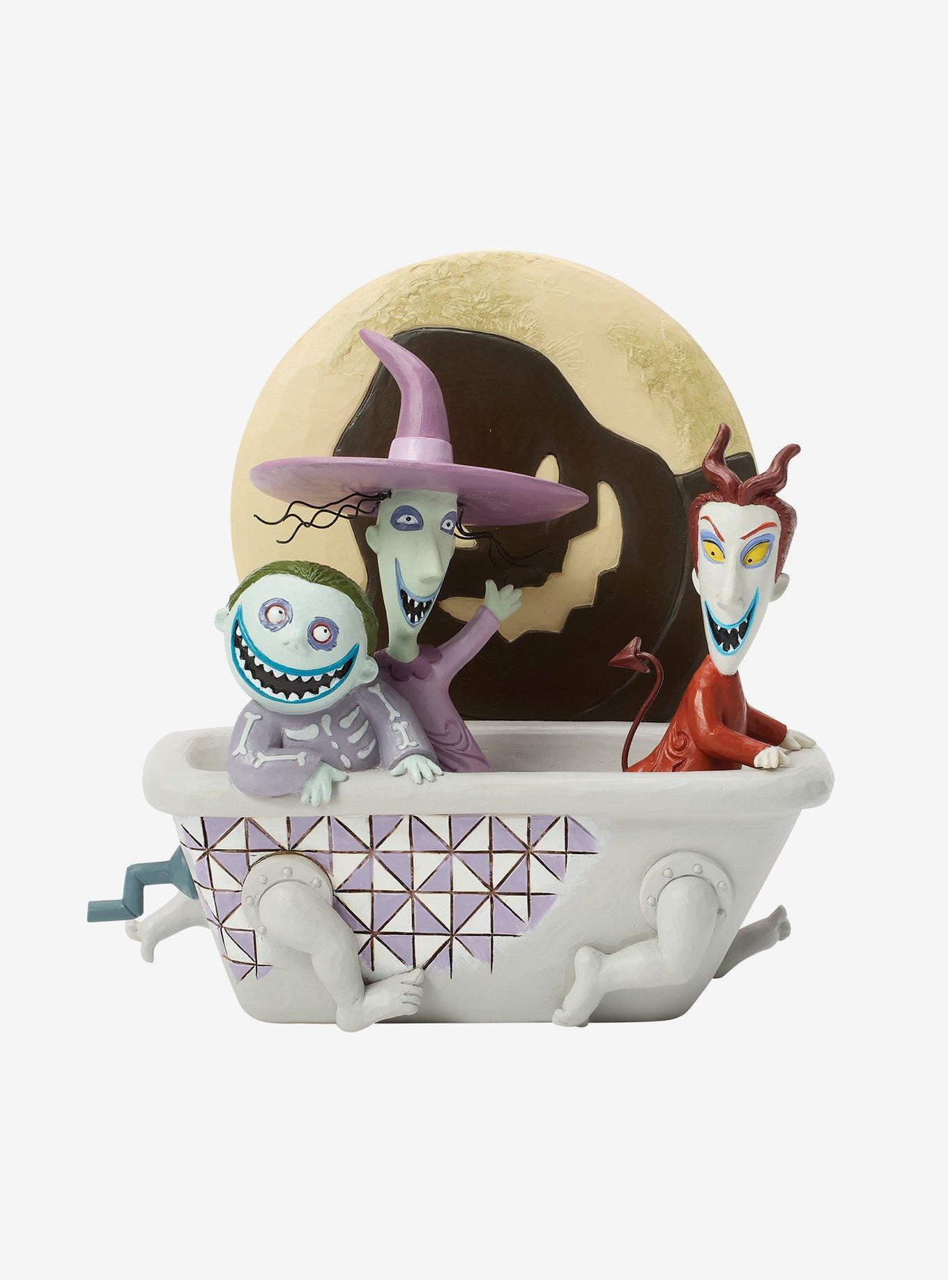 Disney Nightmare Before Christmas Lock Shock and Barrel in Tub Figurine, , hi-res
