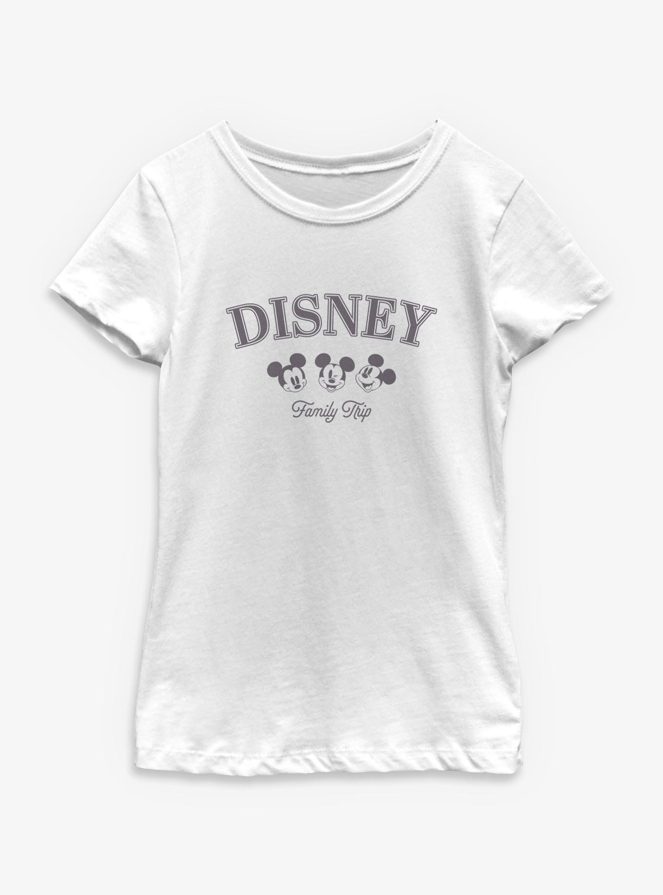 Disney Mickey Mouse Family Trip Heads Youth Girls T-Shirt, , hi-res