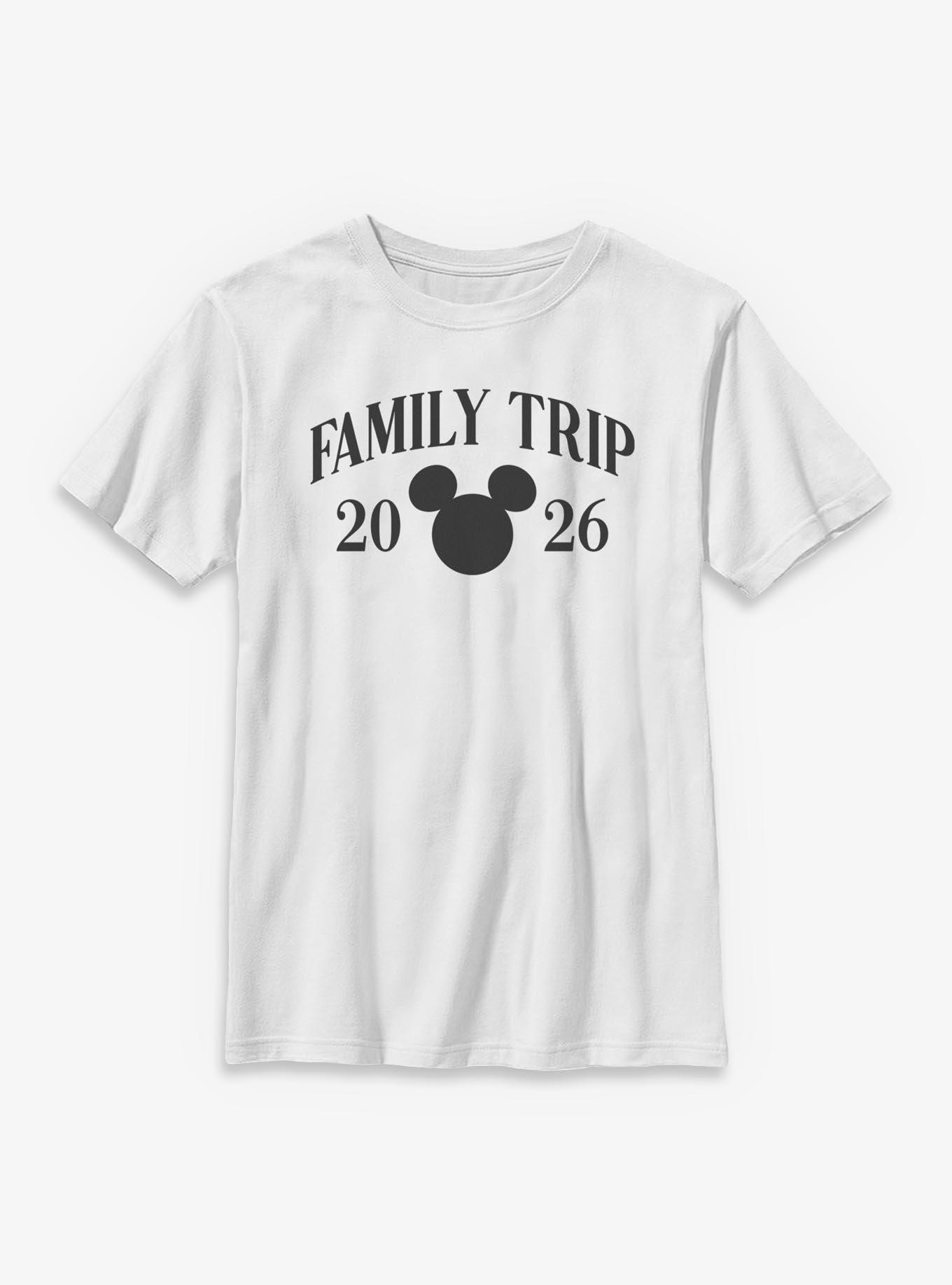 Disney Mickey Mouse Head Family Trip 2026 Youth T-Shirt, , hi-res