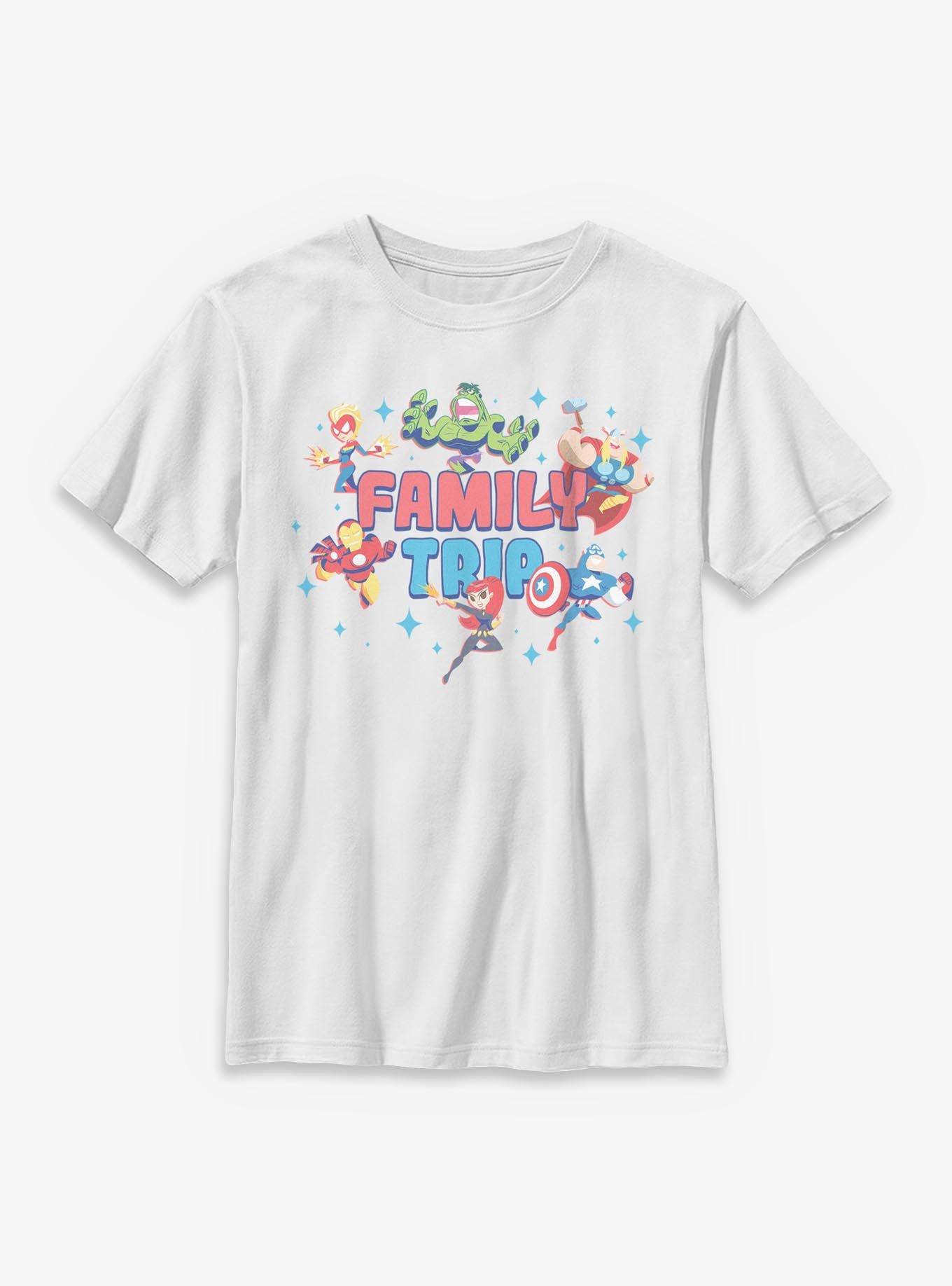 Marvel Avengers Family Trip Stars Youth T-Shirt, , hi-res