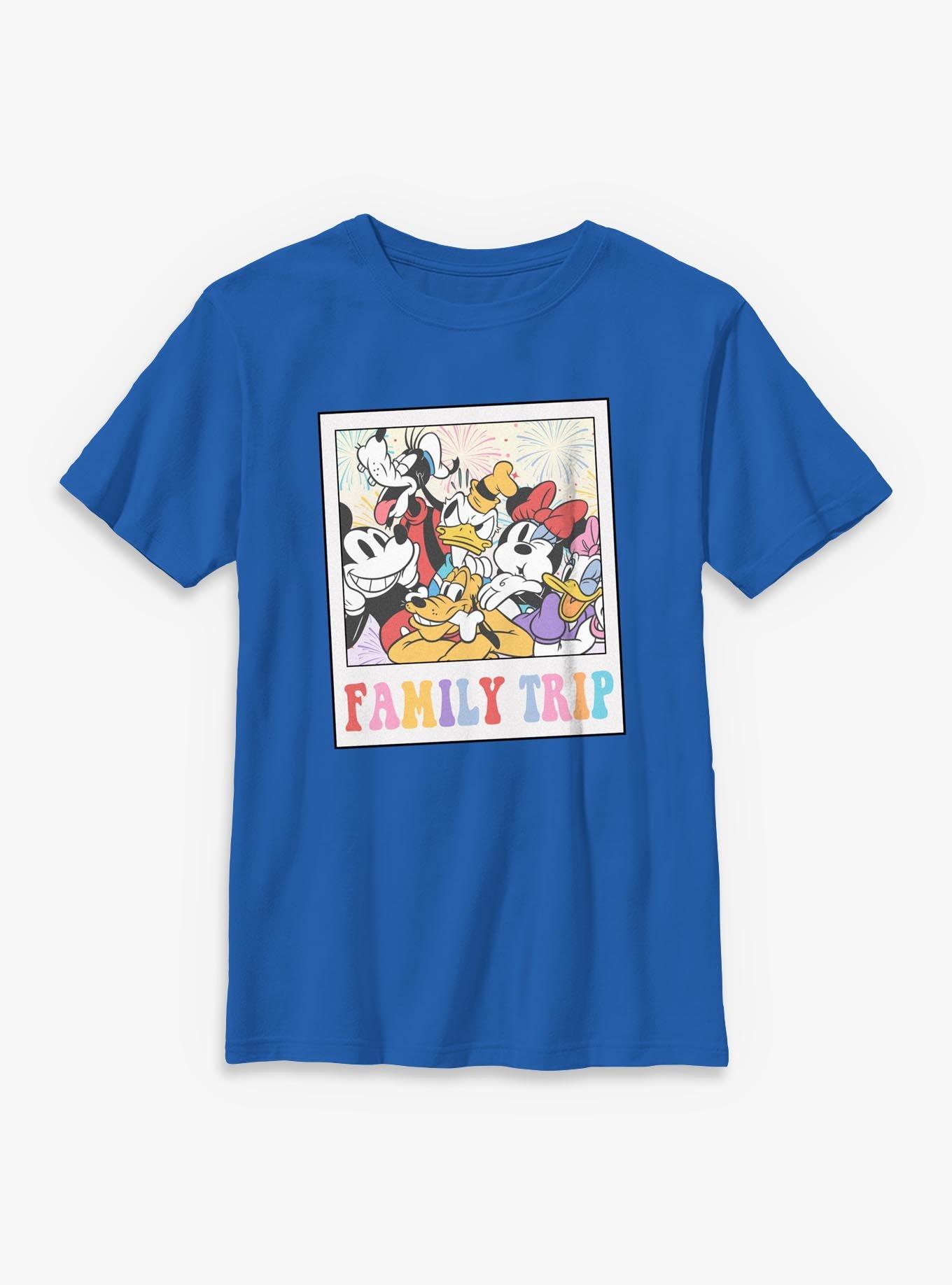 Disney Mickey Mouse & Friends Family Trip Polaroid Youth T-Shirt
