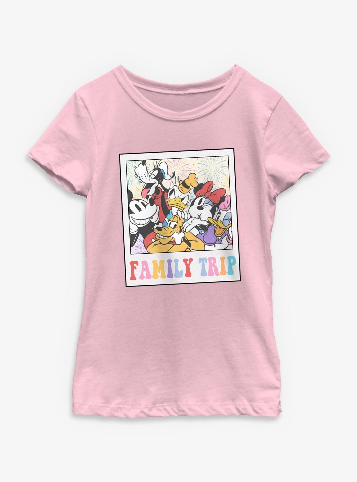 Disney Mickey Mouse & Friends Family Trip Polaroid Youth Girls T-Shirt, , hi-res