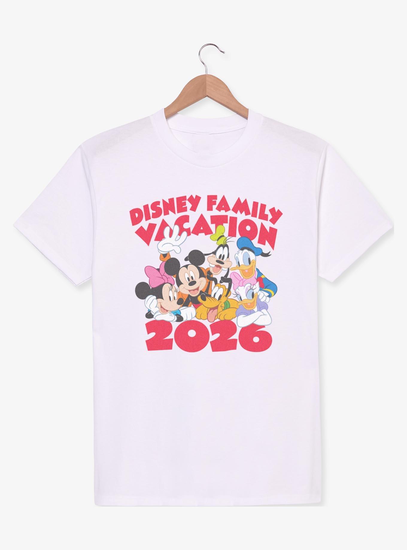 Disney Mickey Mouse & Friends Family Vacation 2026 Together T-Shirt, , hi-res