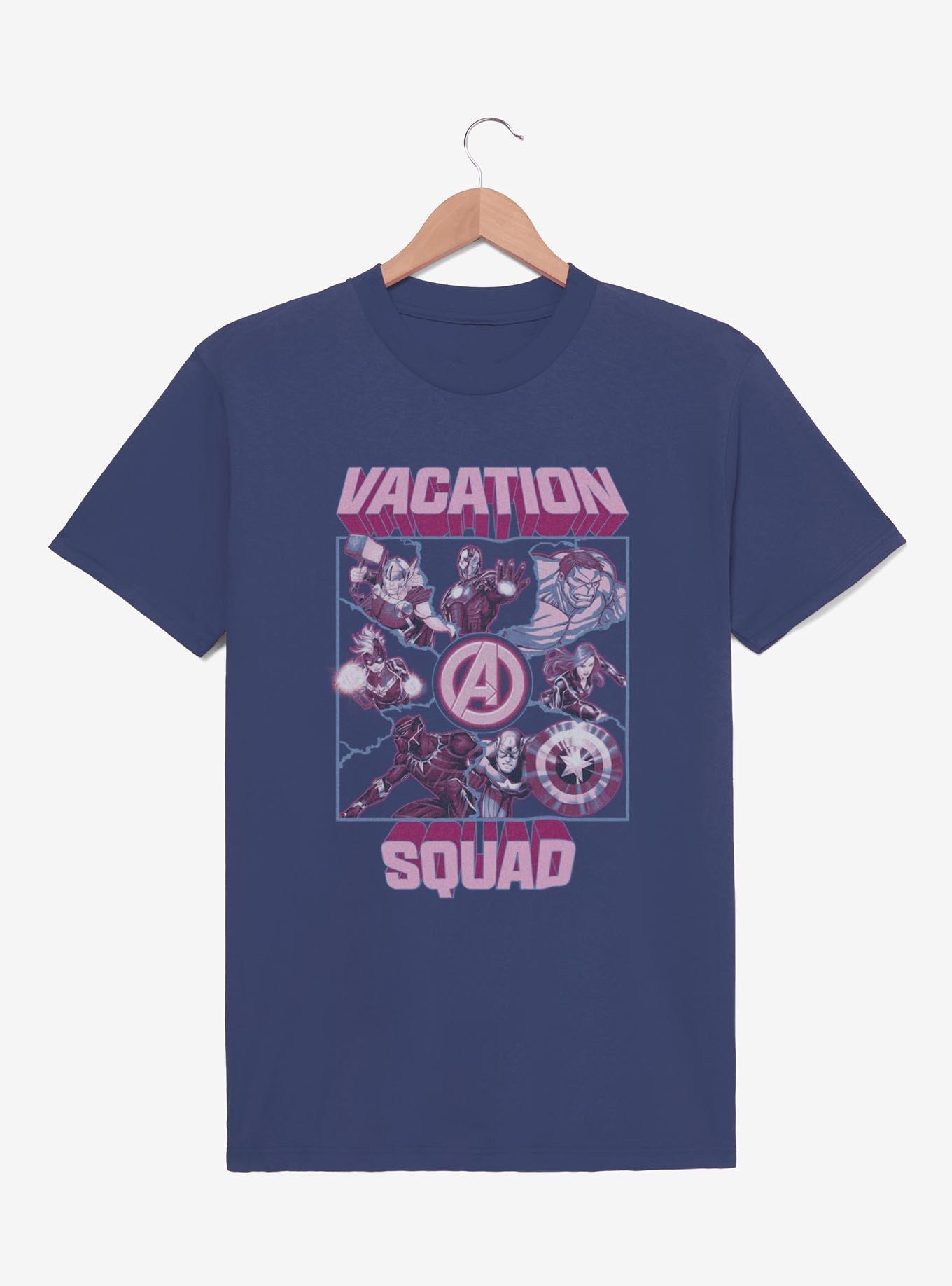 Marvel Avengers Vacation Squad Square T-Shirt, , hi-res