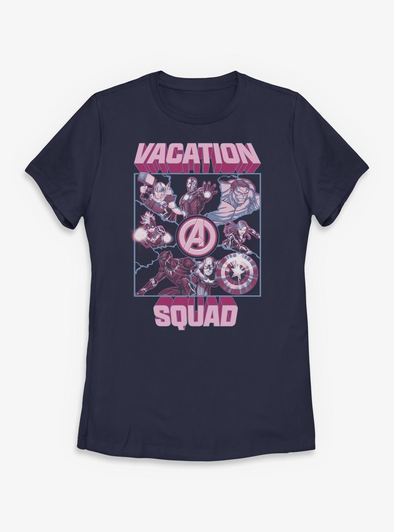 Marvel Avengers Vacation Squad Square Womens T-Shirt, , hi-res