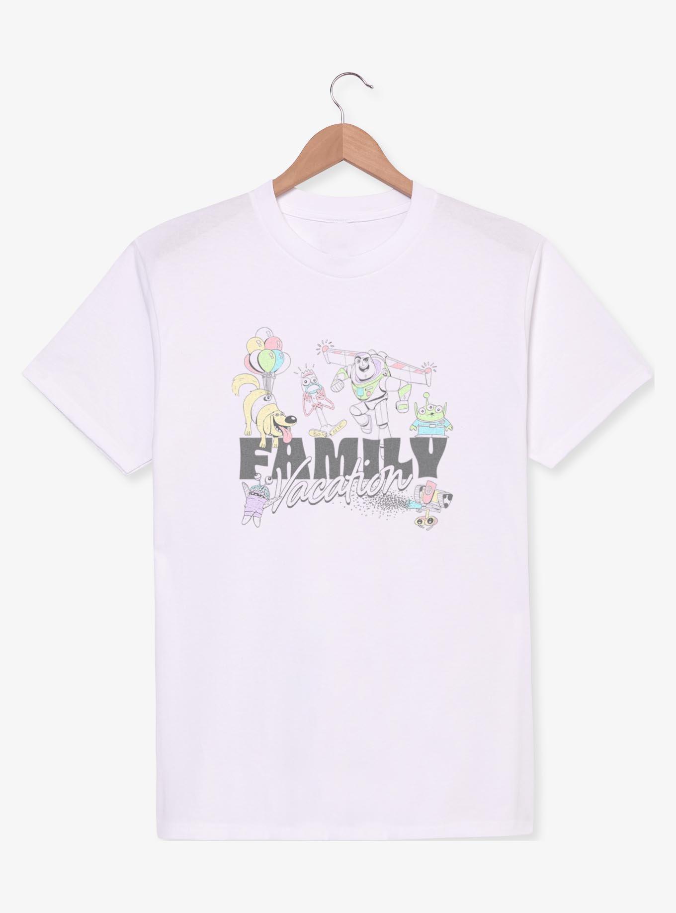 Disney Pixar Family Vacation Characters T-Shirt, , hi-res