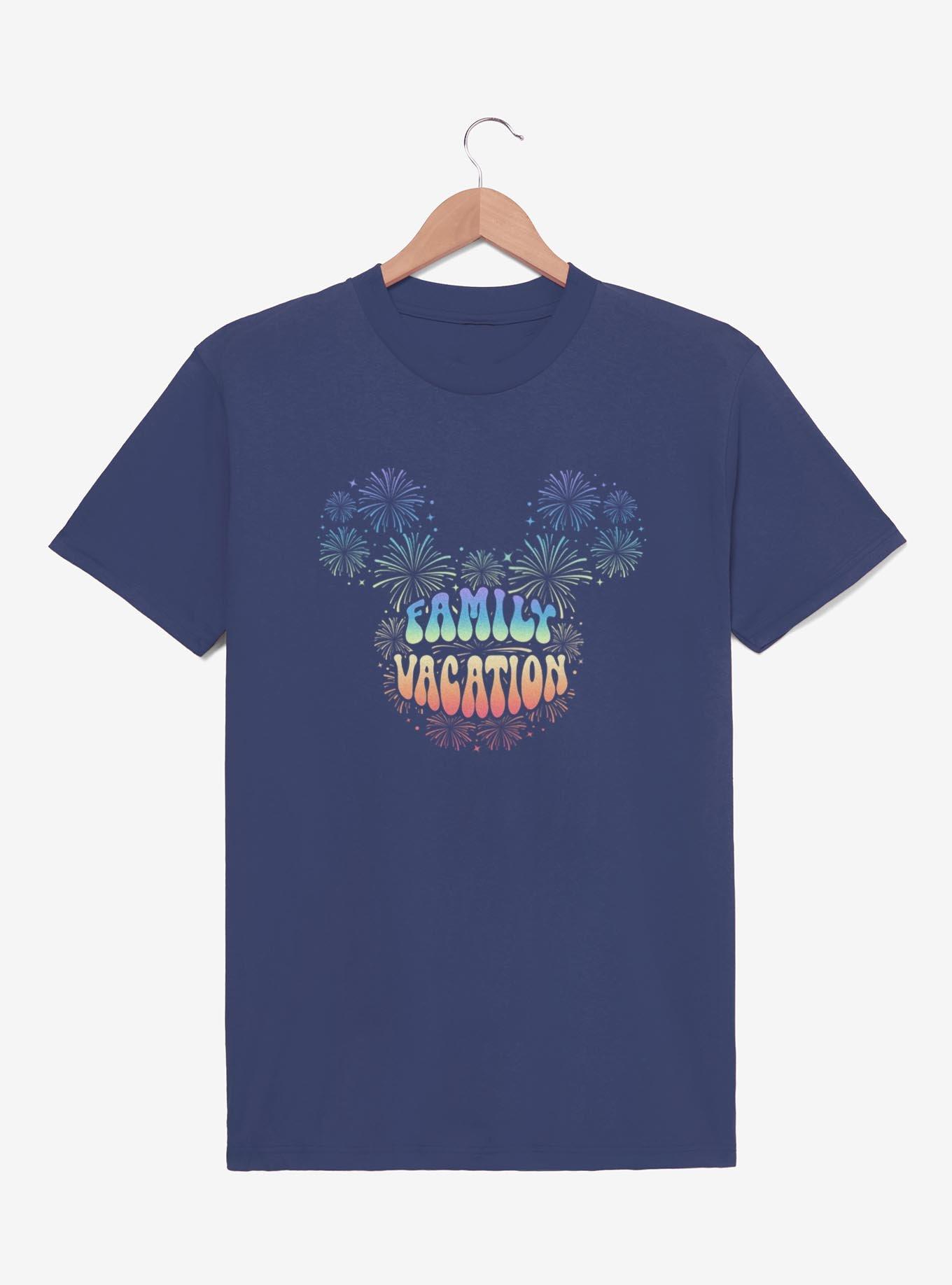 Disney Mickey Mouse Head Family Vaction Fireworks T-Shirt