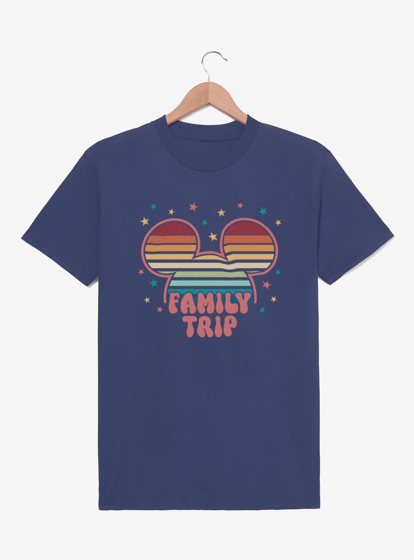 Disney Mickey Mouse Head Colorful Stars Family Trip T-Shirt, , hi-res