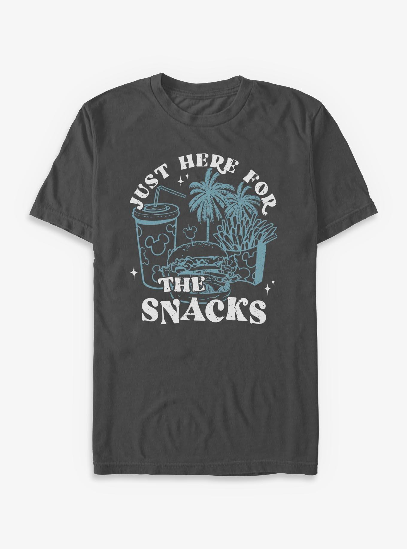Disney Mickey Mouse Just Here For The Snacks T-Shirt, , hi-res