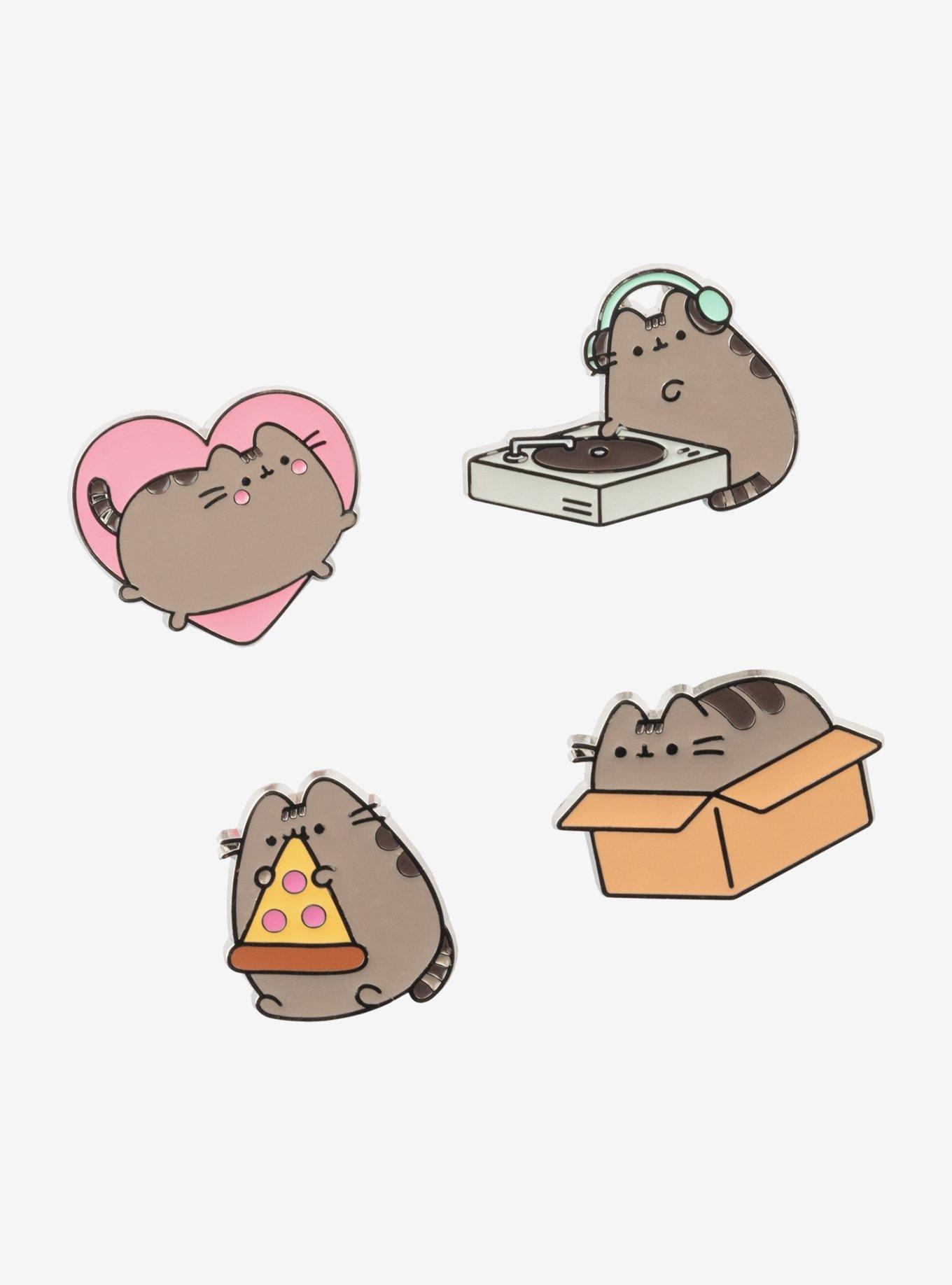 Pusheen Set Of Four Pins, , hi-res