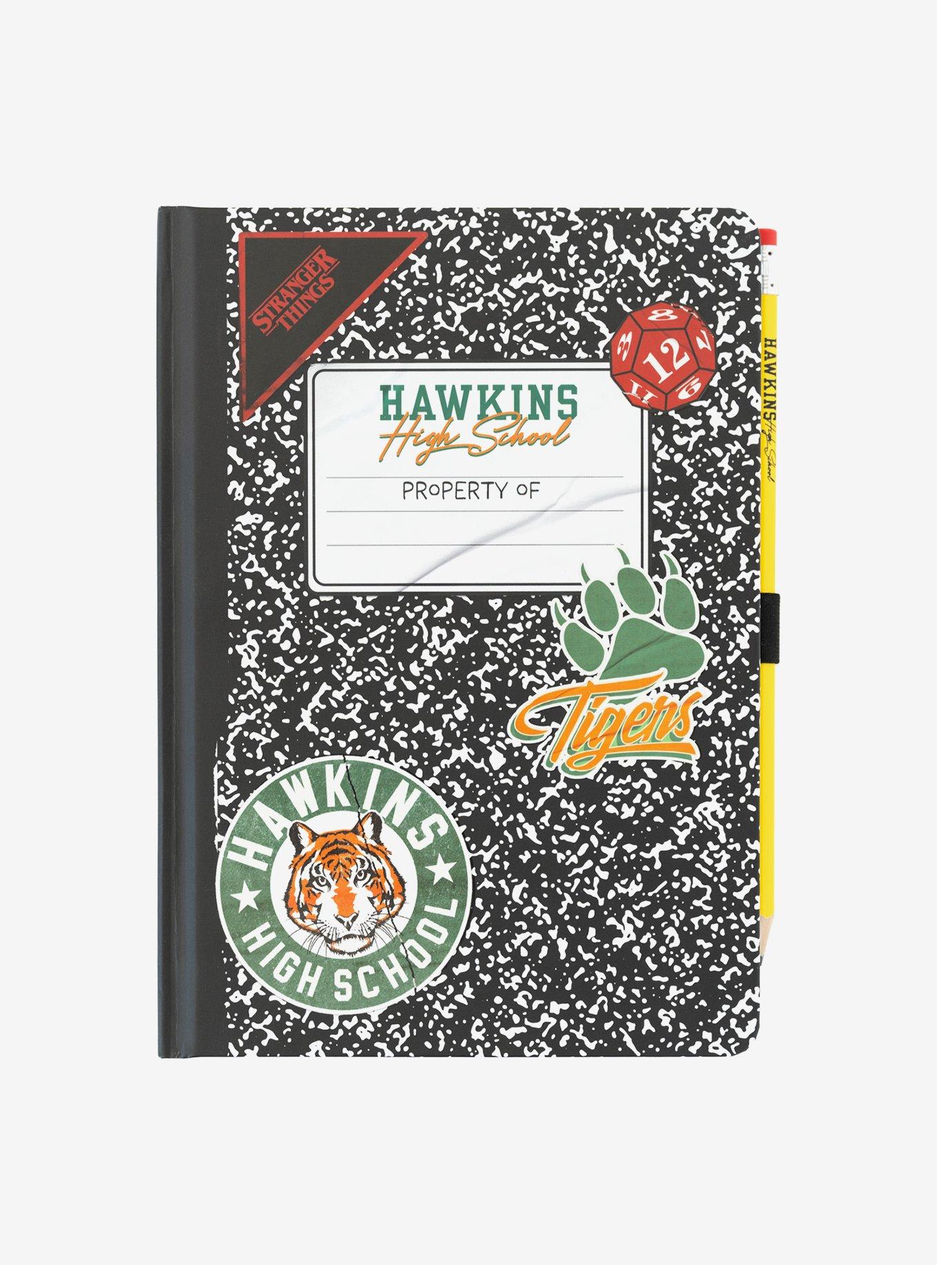 Stranger Things Composition Book Premium A5 Notebook With Pencil, , hi-res