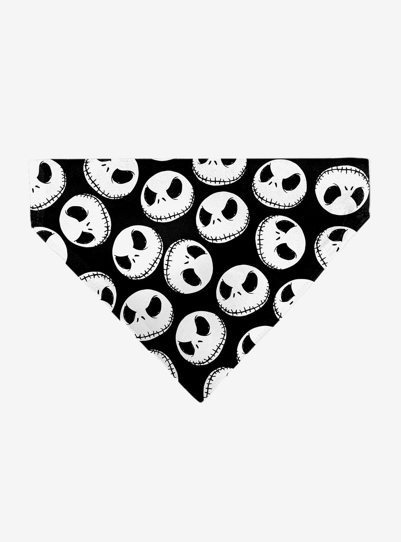 Disney Nightmare Before Christmas Jack Expressions Scattered Slip On Collar Pet Bandana - Bandana Only, , hi-res