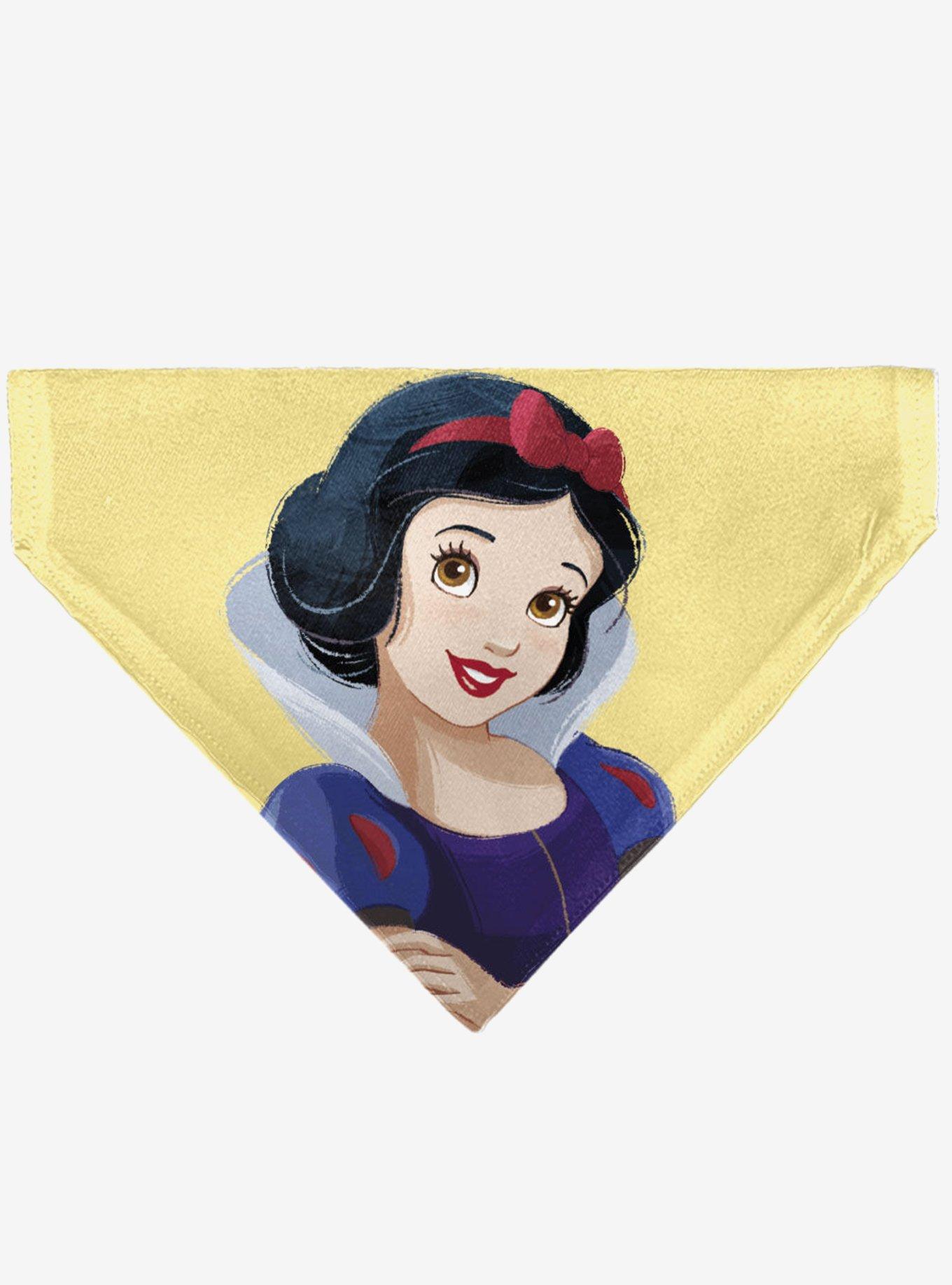 Disney Snow White Smiling Face Pose Slip On Collar Pet Bandana - Bandana Only, , hi-res