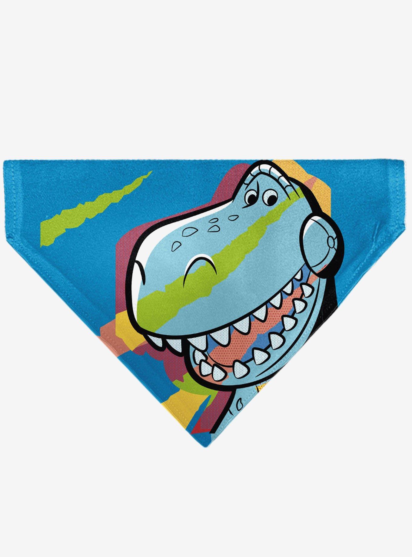 Disney Toy Story Rex Pop Art Pose Slip On Collar Pet Bandana - Bandana Only, , hi-res