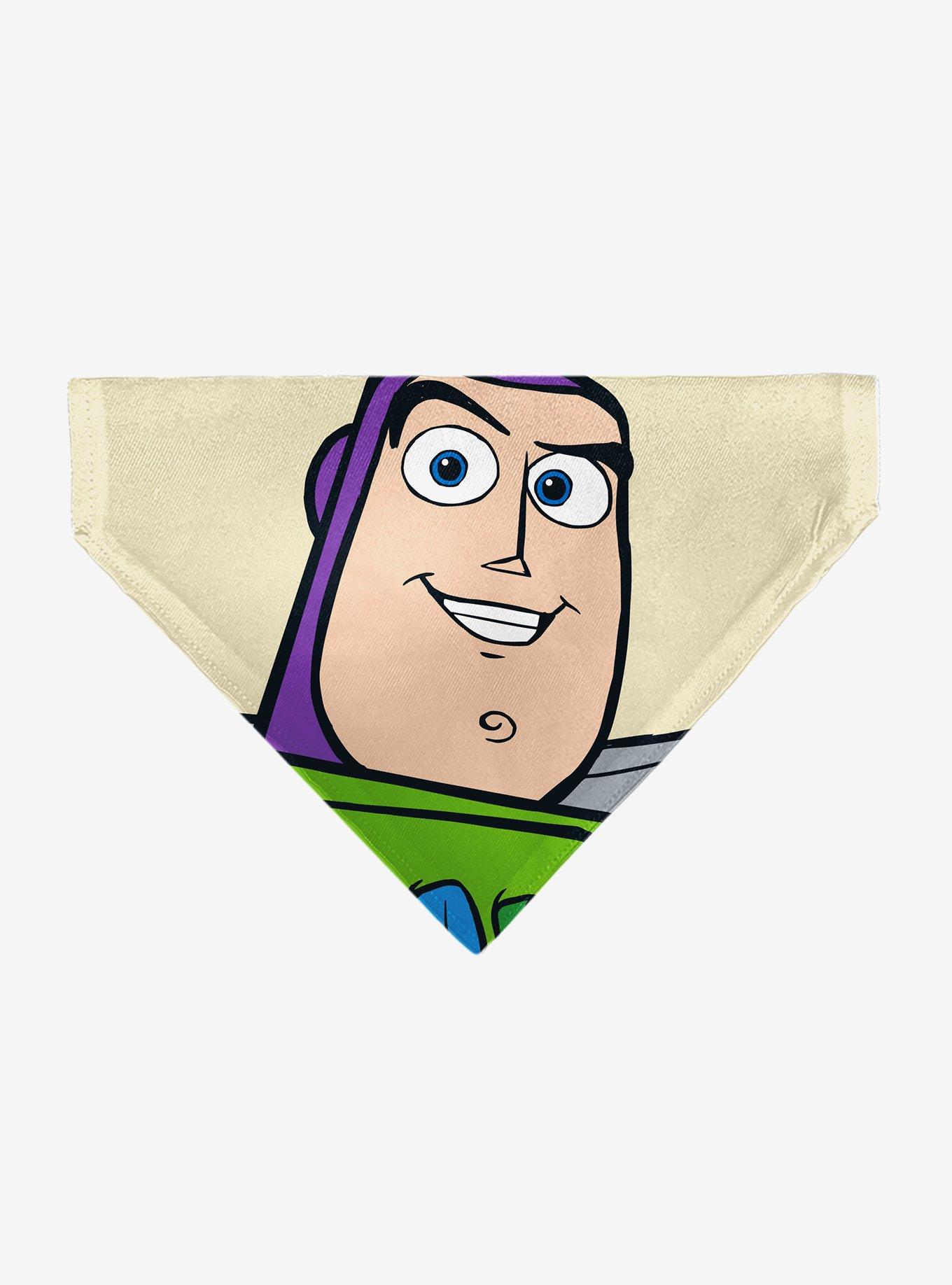 Disney Toy Story Buzz Lightyear Face Close Up Slip On Collar Pet Bandana - Bandana Only, , hi-res