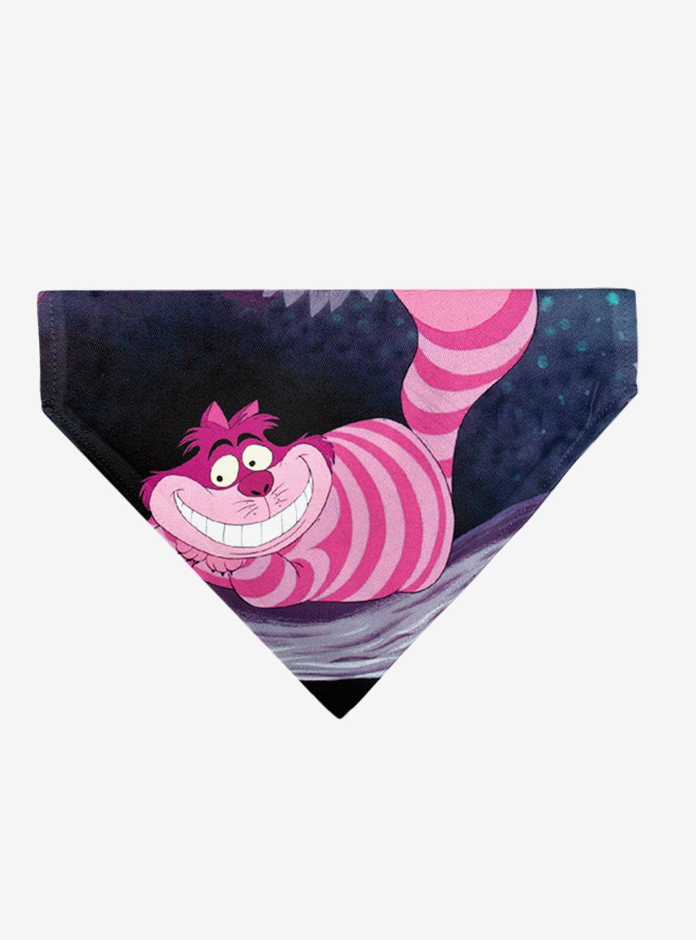 Disney Alice in Wonderland Cheshire Cat Smiling Pose Slip On Collar Pet Bandana - Bandana Only, , hi-res