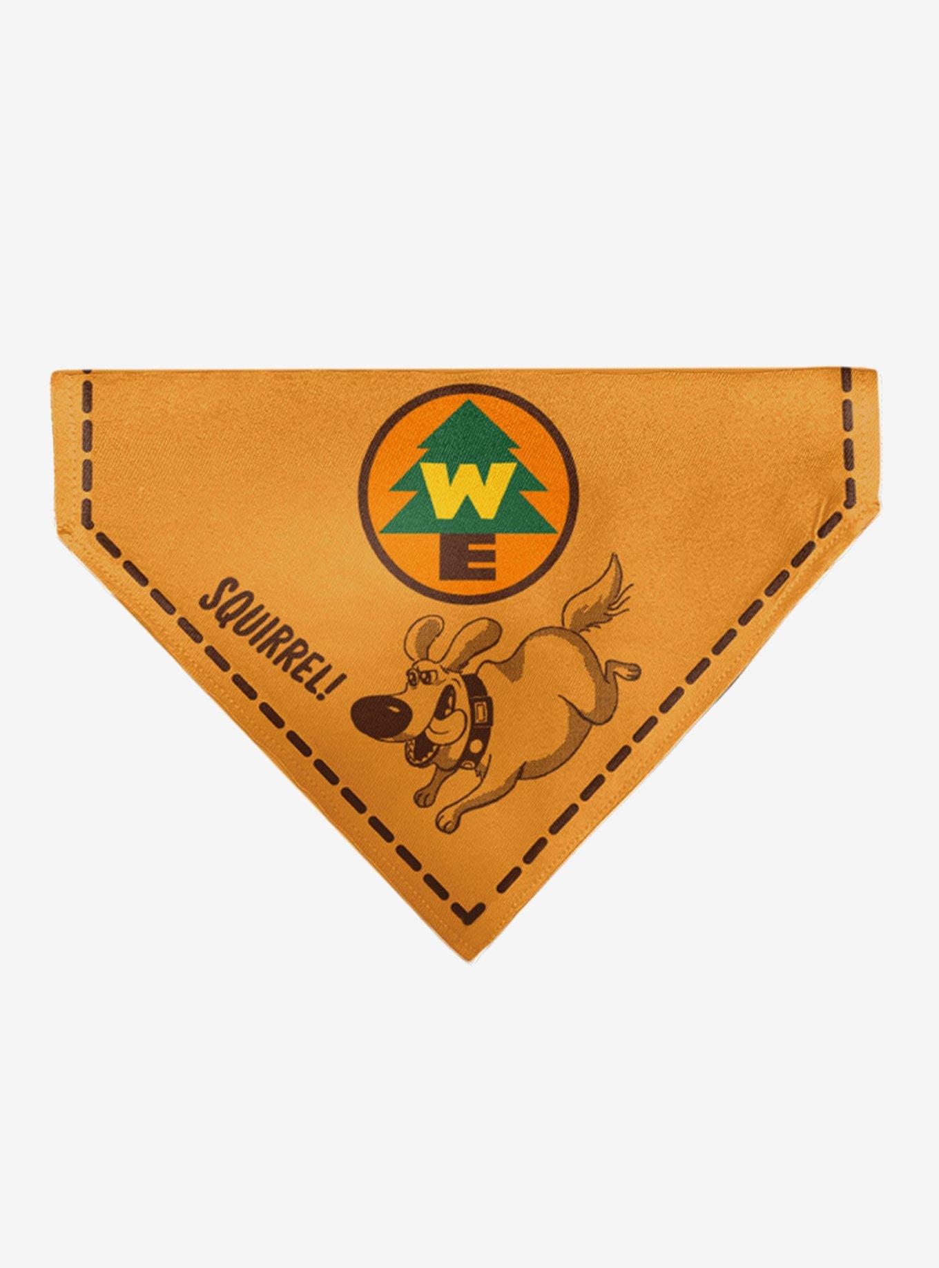 Disney Up Dug Squirrel Pose and Wilderness Explorer Badge Slip On Collar Pet Bandana - Bandana Only, , hi-res