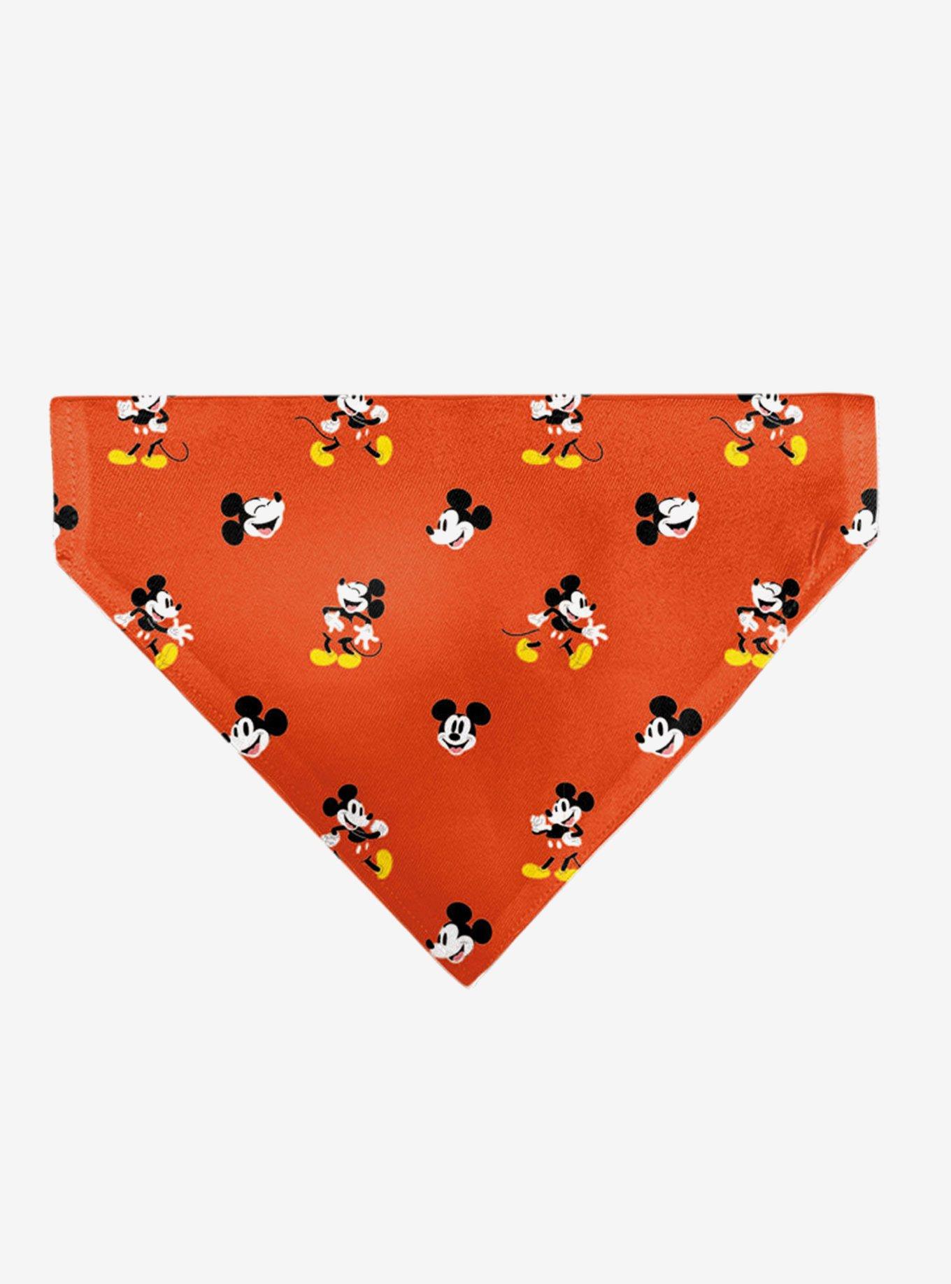 Disney Mickey Mouse Poses and Expressions Scattered Slip On Collar Pet Bandana - Bandana Only, , hi-res