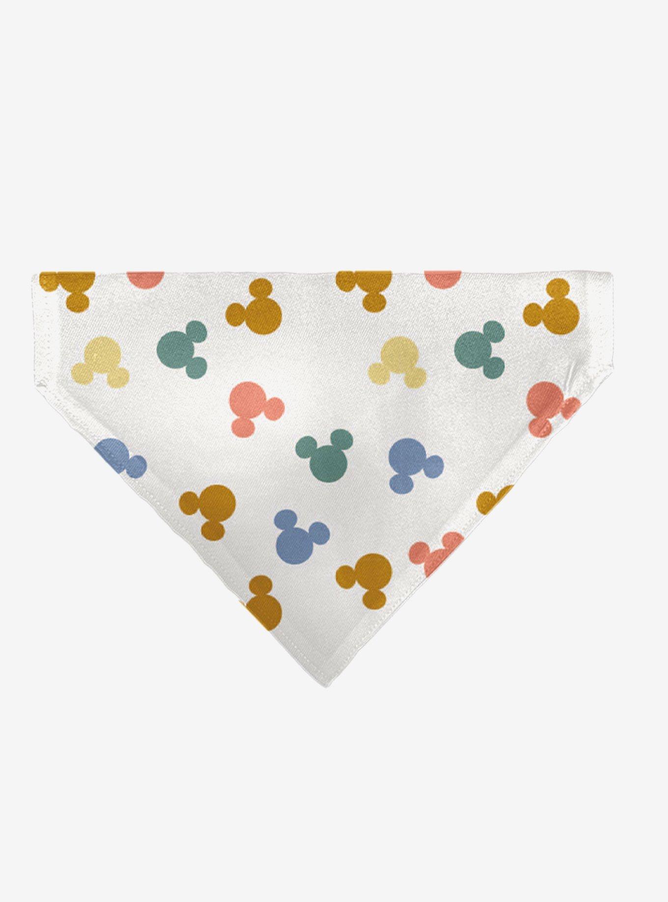 Disney Mickey Mouse Ears Icon Scattered Slip On Collar Pet Bandana - Bandana Only, , hi-res