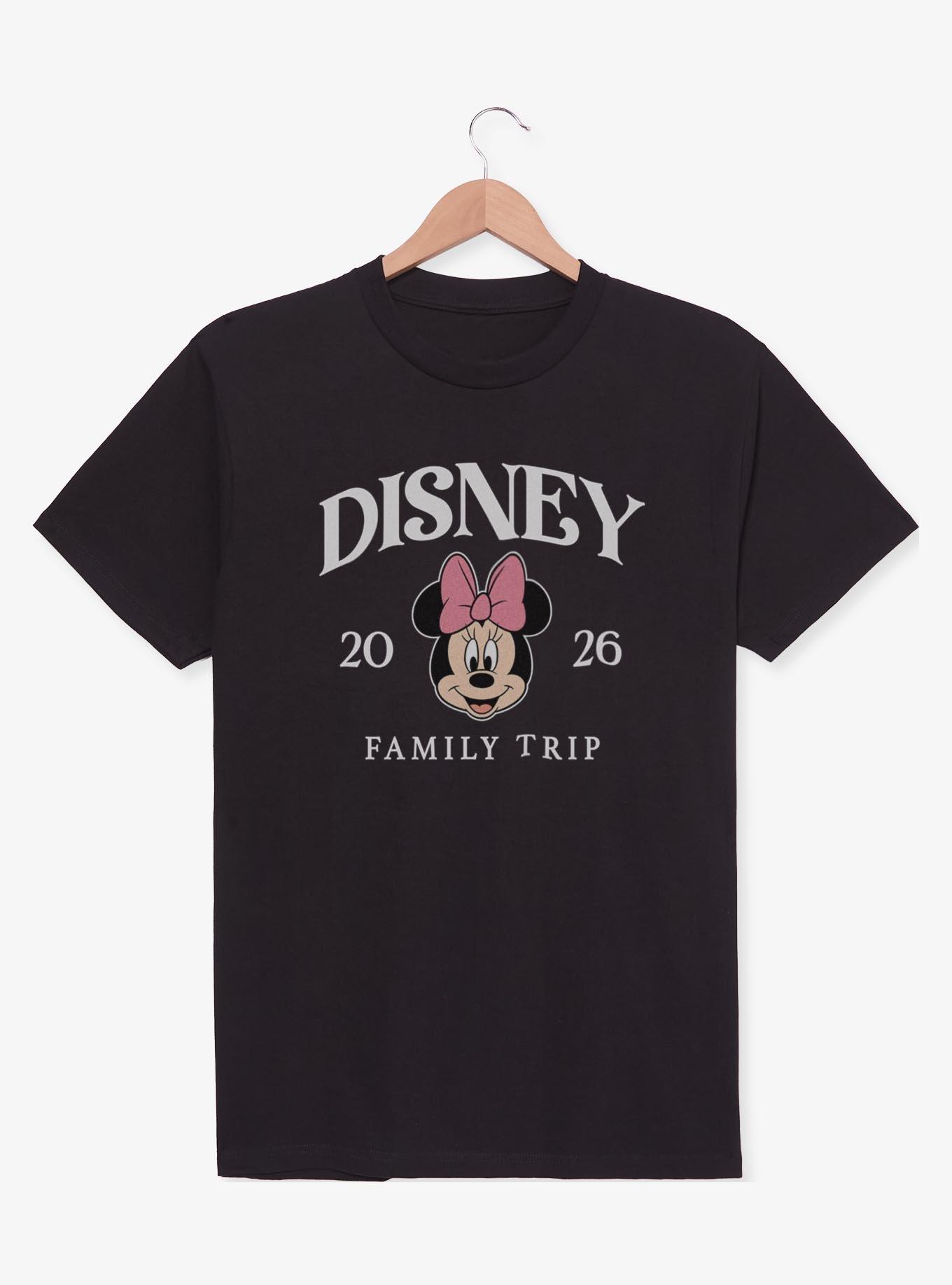 Disney Minnie Mouse Face Disney Family Trip 2026 T-Shirt, , hi-res