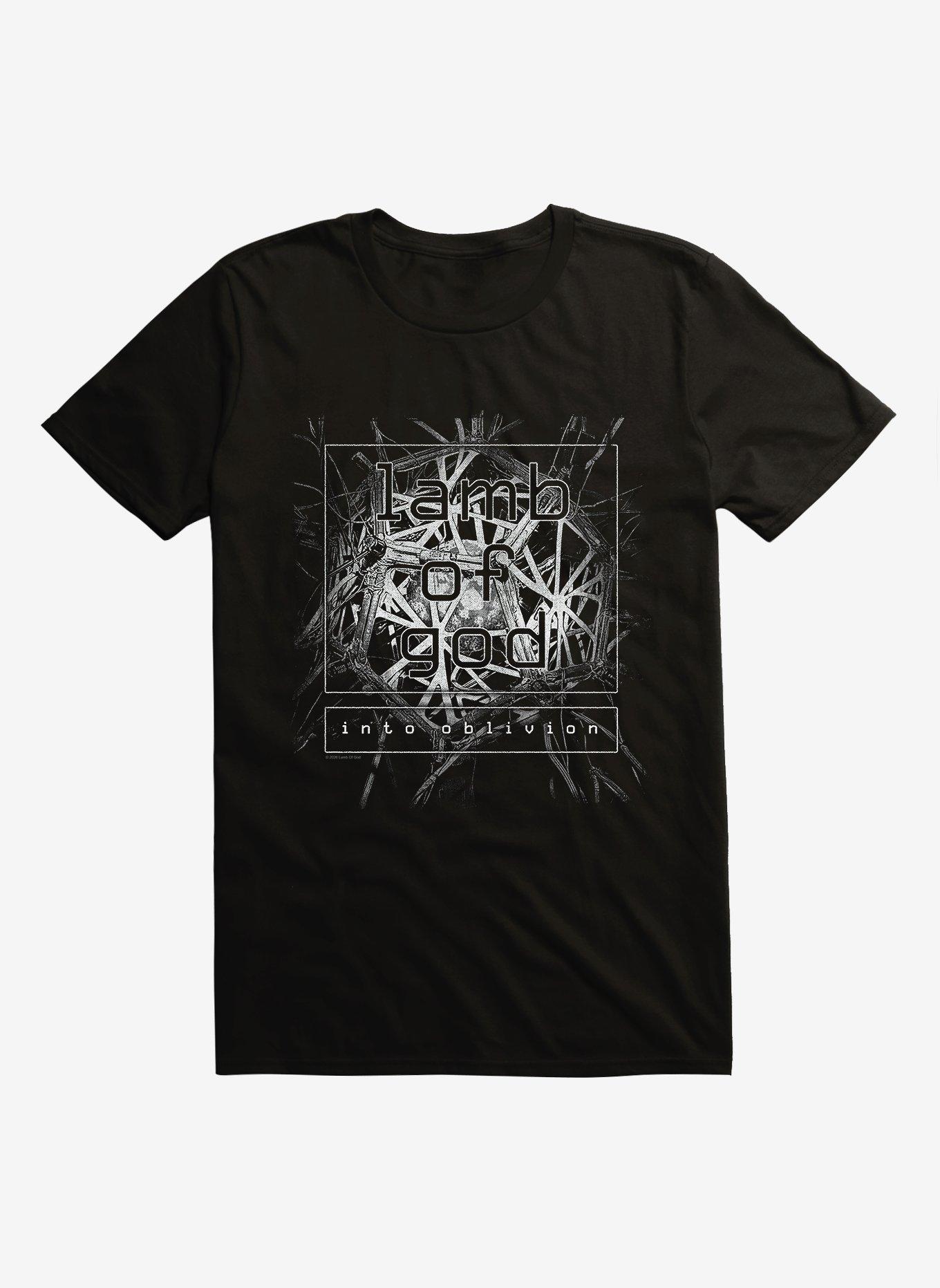 Lamb Of God Into Oblivion Monochrome T-Shirt, , hi-res