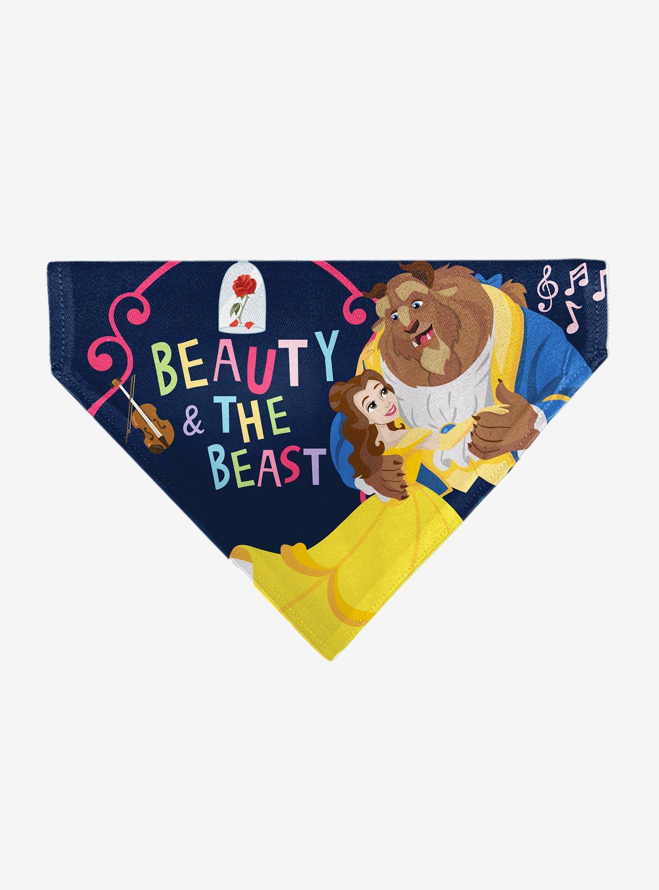 Disney Beauty and the Beast Belle Dancing Pose Slip On Collar Pet Bandana - Bandana Only, , hi-res