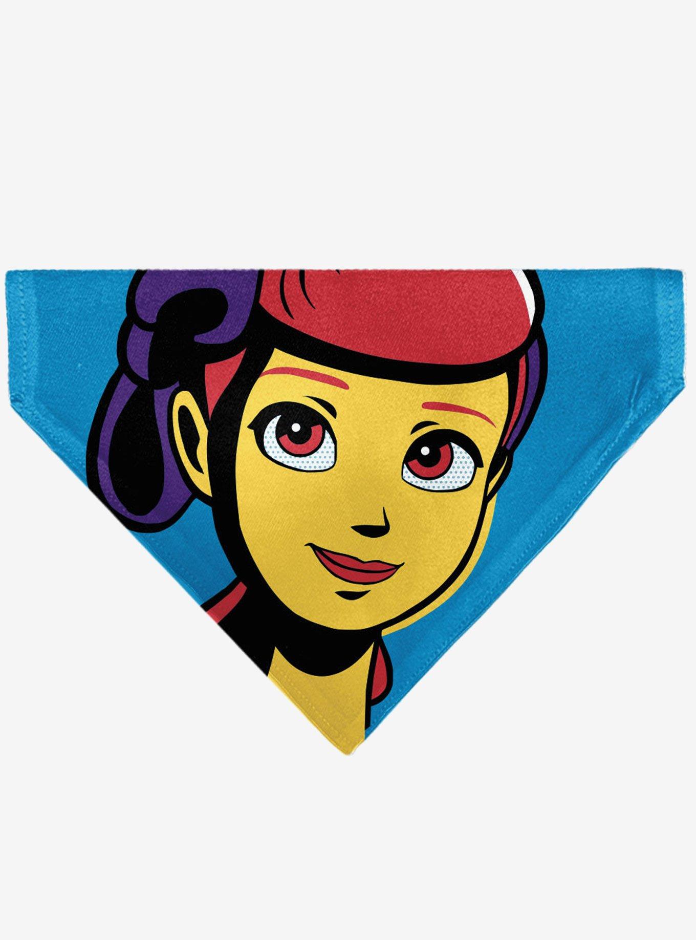 Disney Toy Story Bo Peep Close Up Pop Art Face Slip On Collar Pet Bandana - Bandana Only, , hi-res