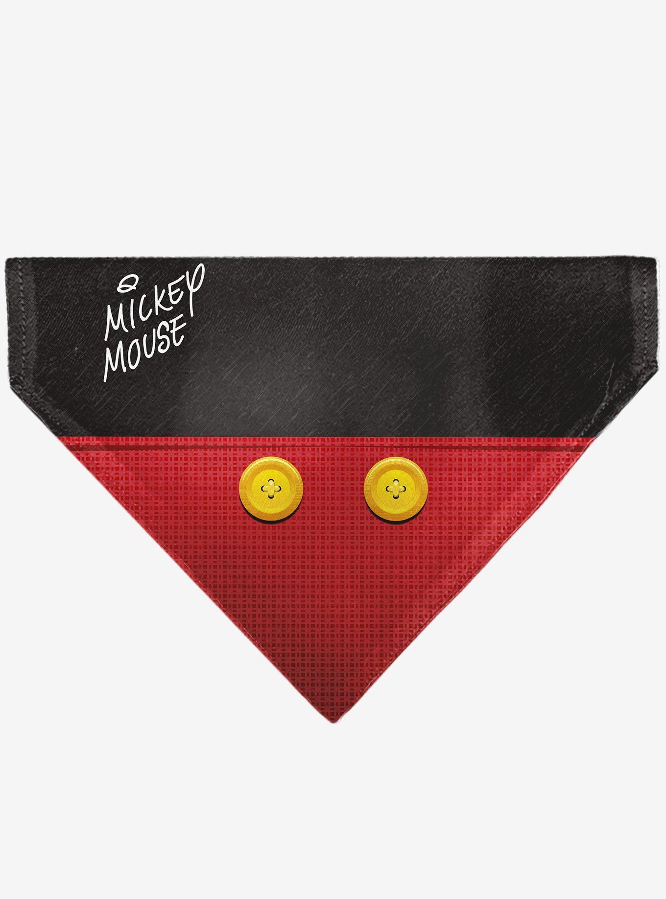 Disney Mickey Mouse Buttons Slip On Collar Pet Bandana - Bandana Only