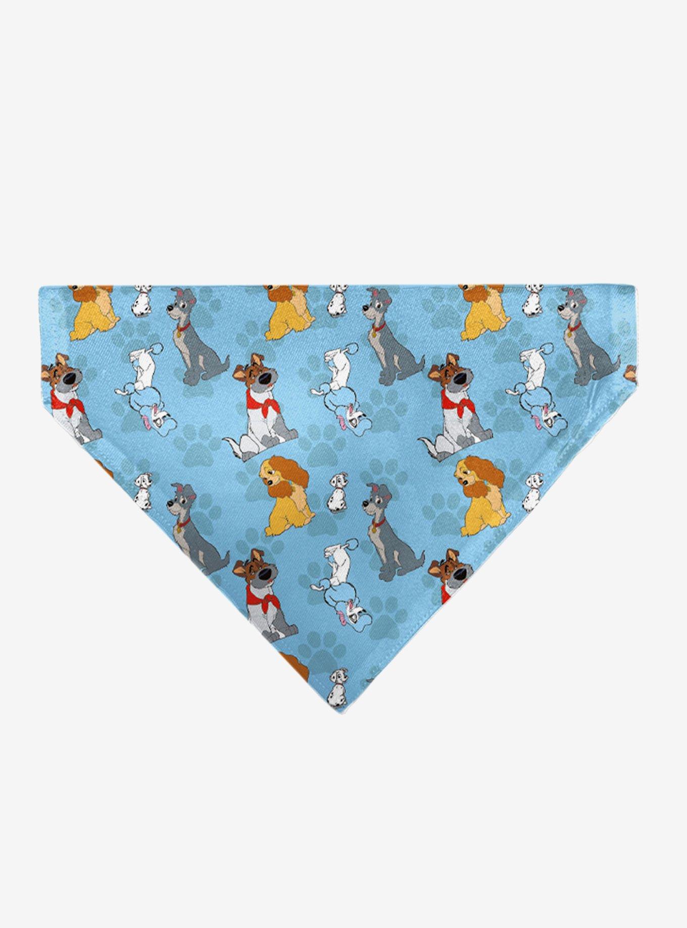 Disney Dogs Group Collage Paws Slip On Collar Pet Bandana - Bandana Only