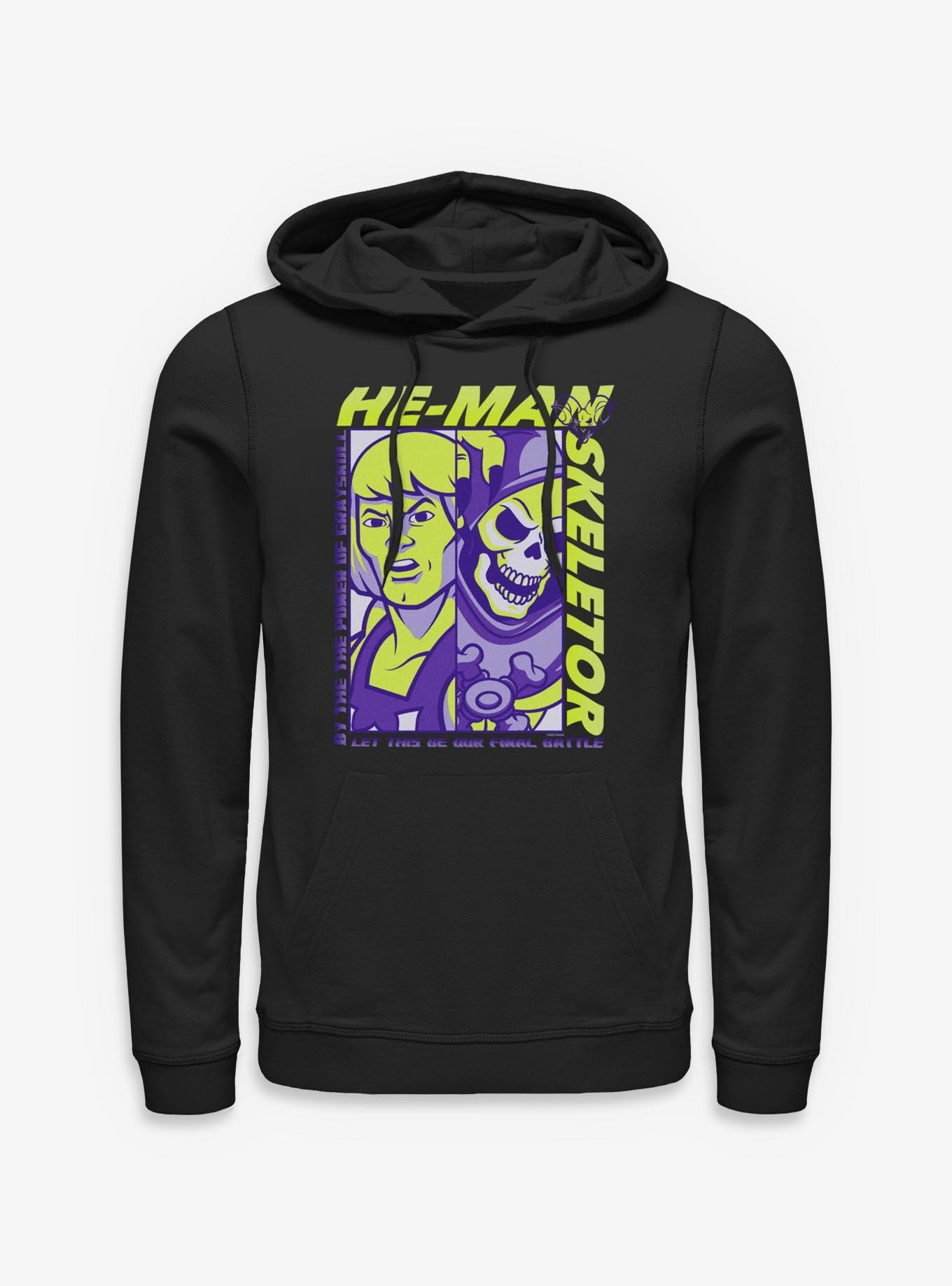Masters Of The Universe He-Man & Skeletor Split Hoodie, , hi-res