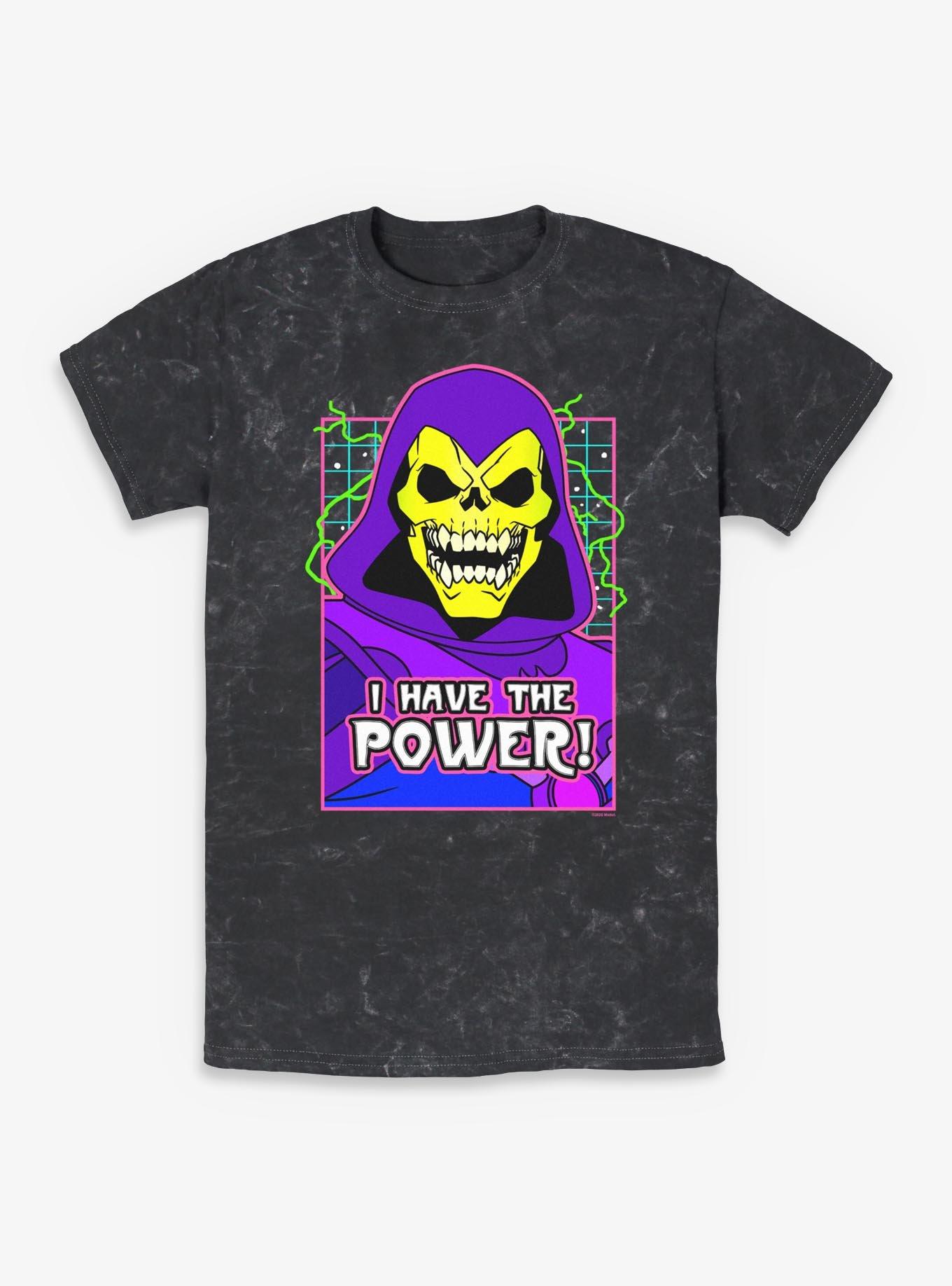 Masters Of The Universe Skeletor Grid Mineral Wash T-Shirt, , hi-res