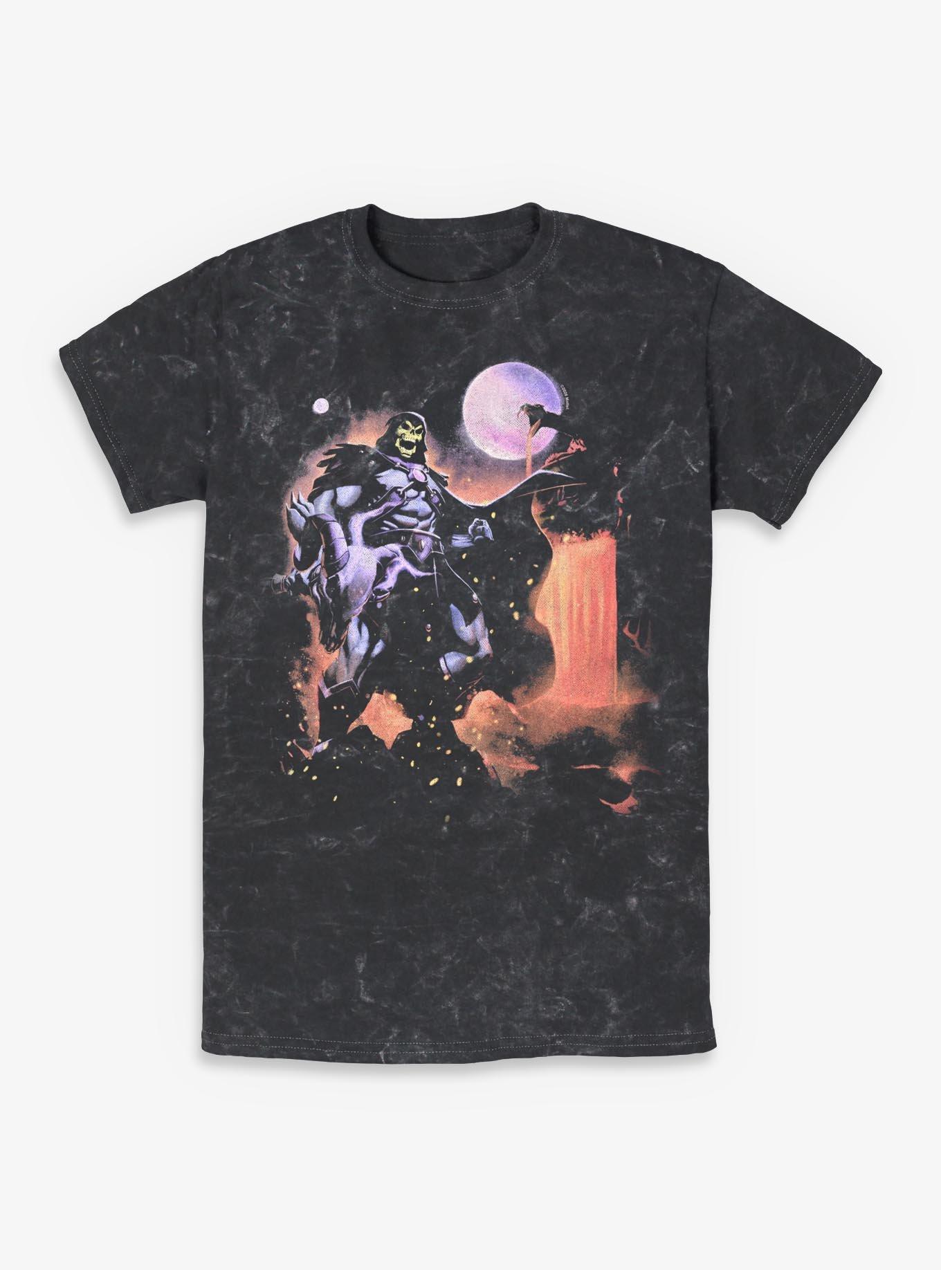 Masters Of The Universe Skeletor Full Moon Poster Mineral Wash T-Shirt