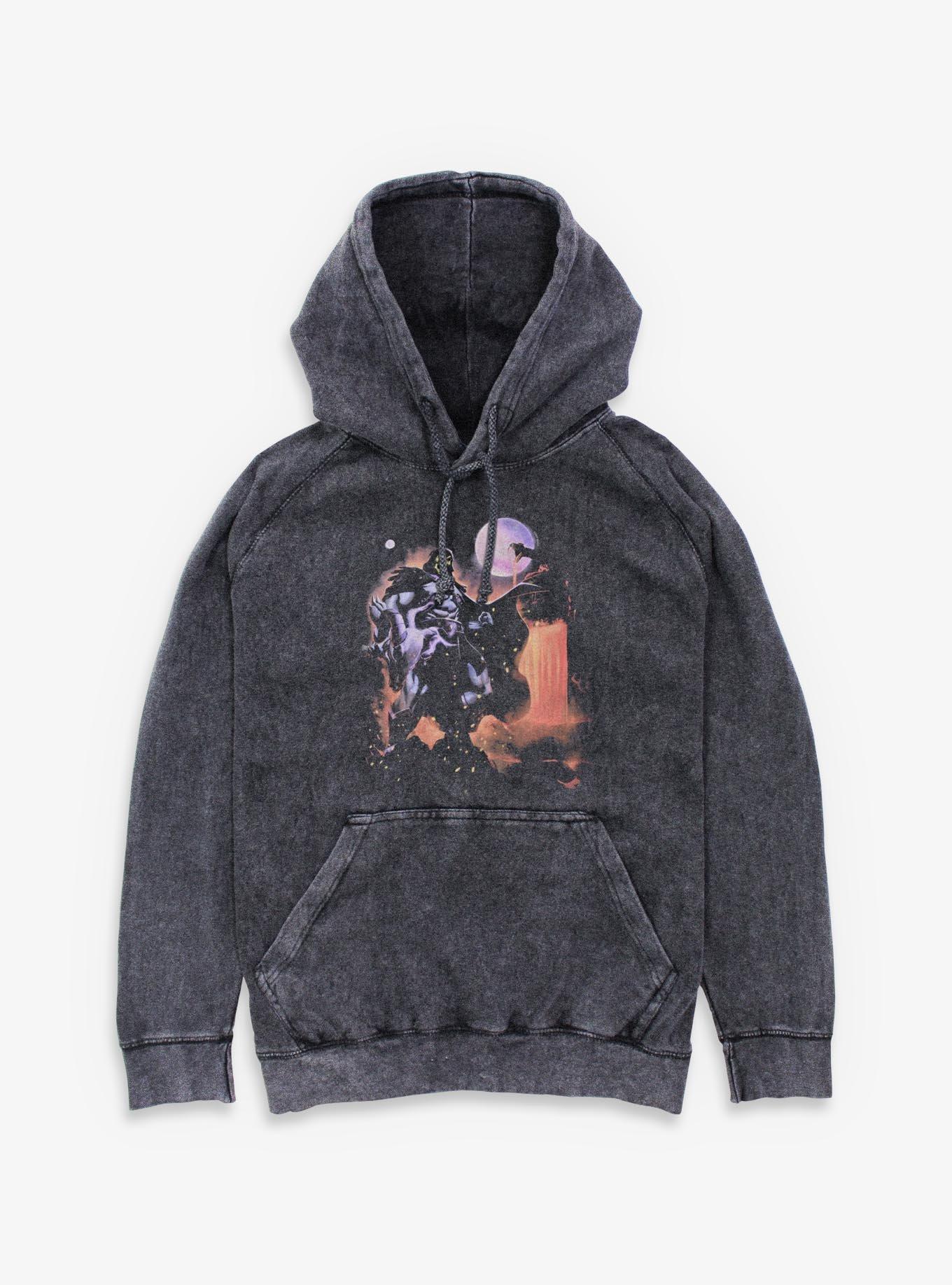 Masters Of The Universe Skeletor Full Moon Poster Mineral Wash Hoodie, , hi-res