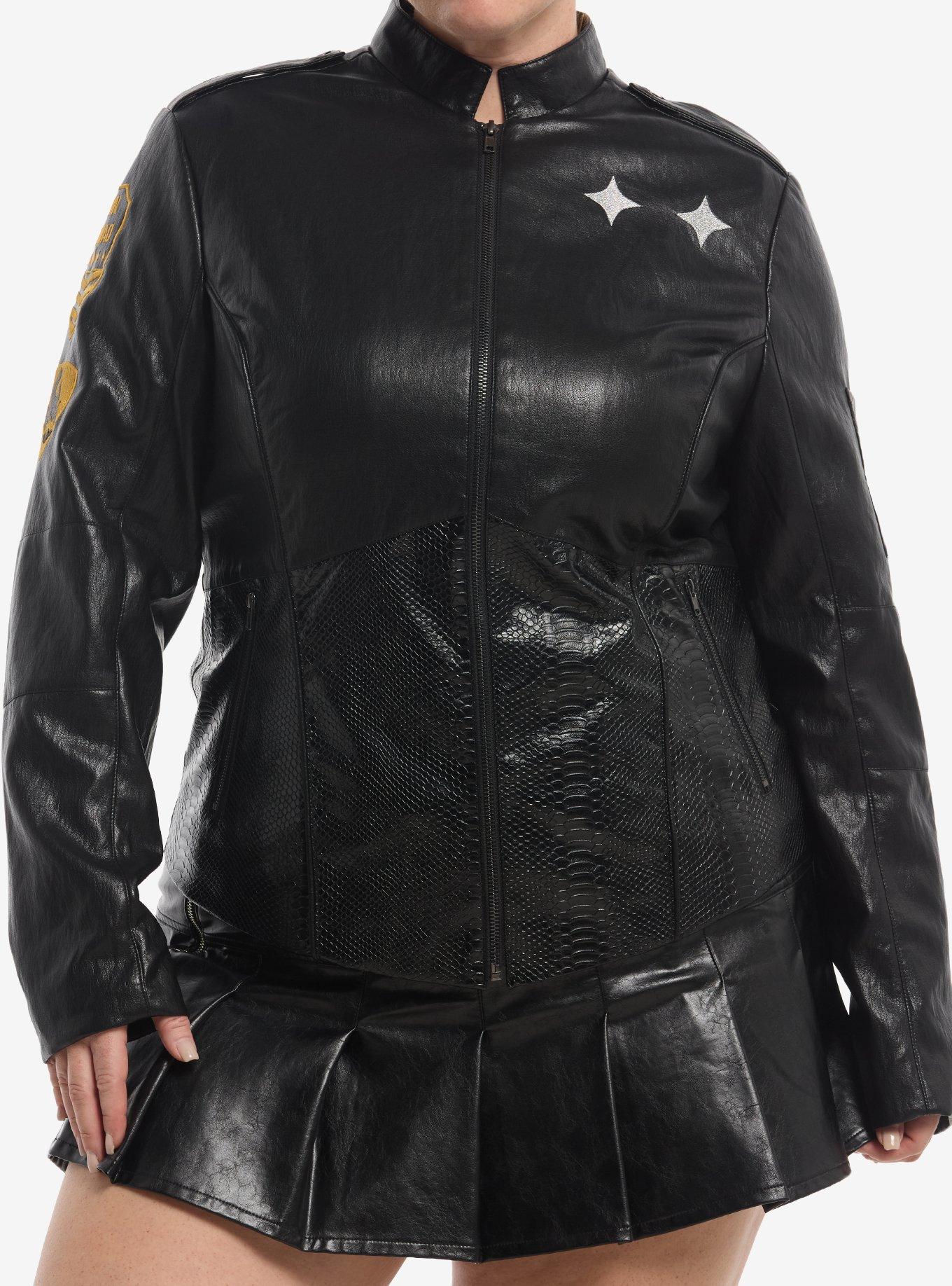 Fourth Wing Dragon Scale Girls Jacket Plus Size