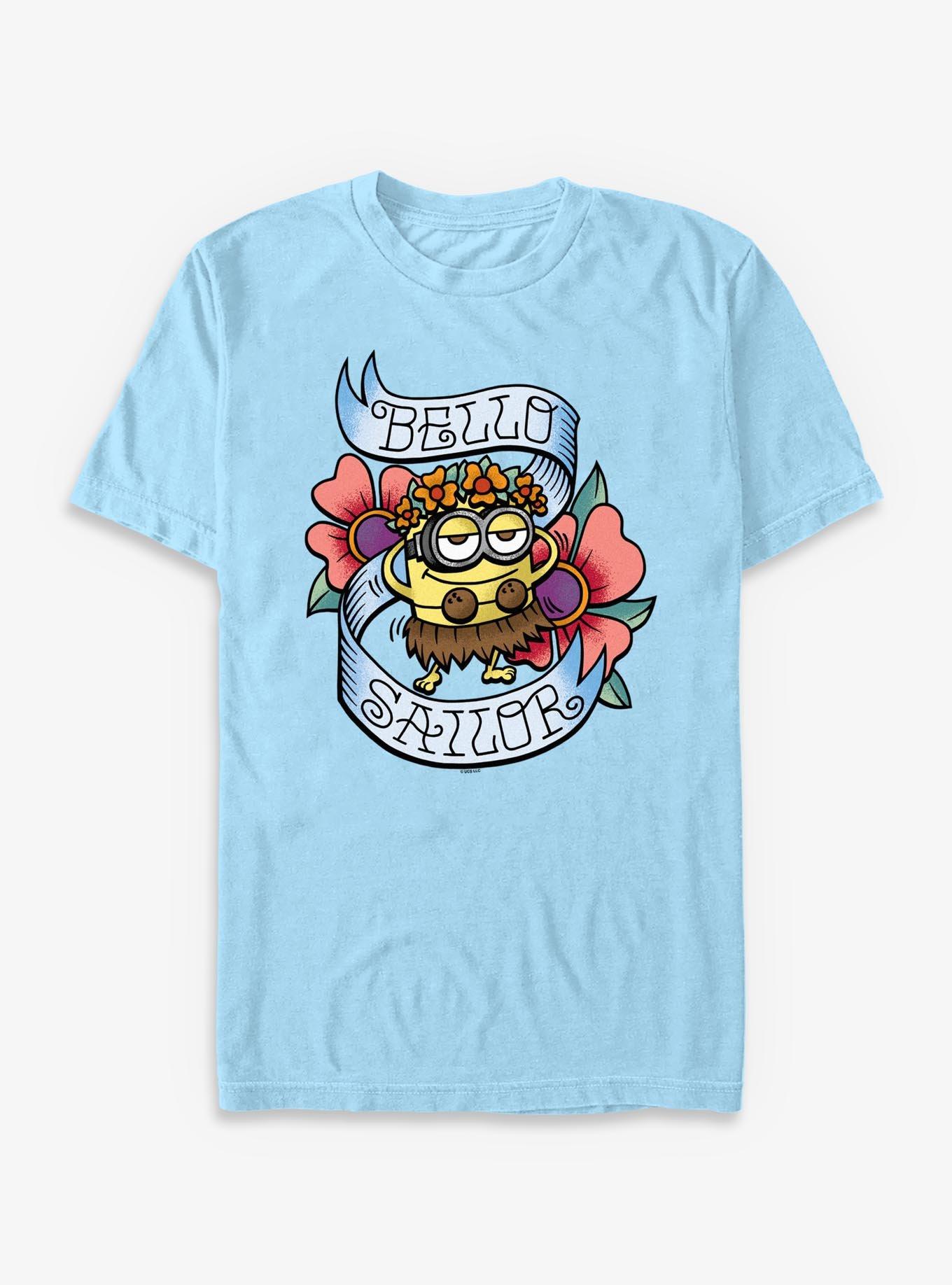 Minions Bello Sailor Tattoo Style T-Shirt