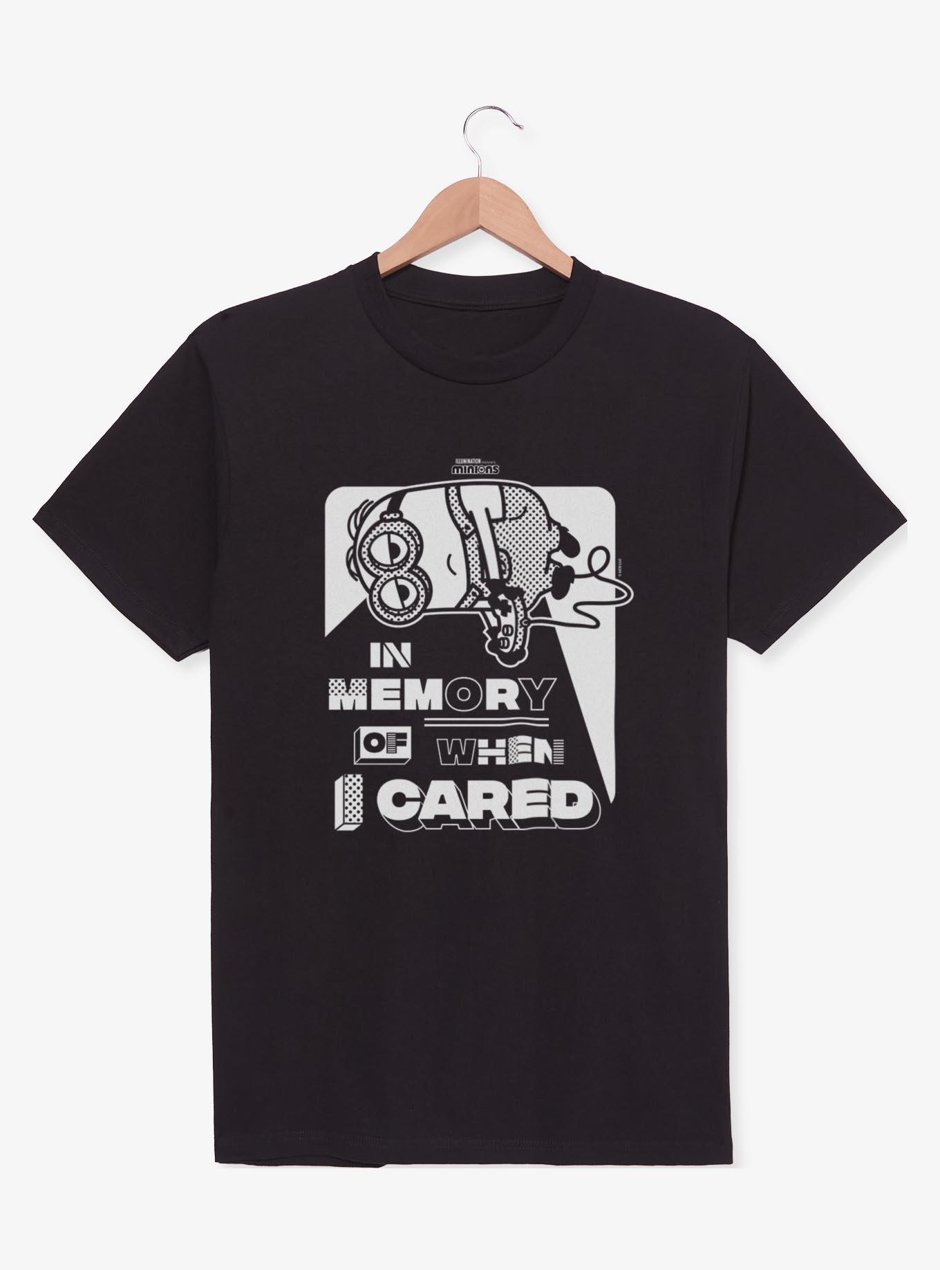 Minions In Memory Of When I Cared T-Shirt, , hi-res