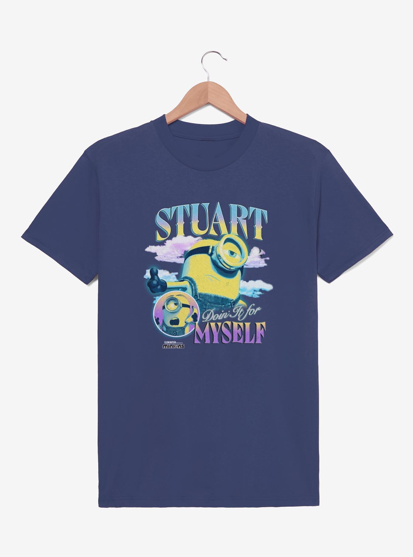 Minions Stuart Doin' It For Myself T-Shirt, , hi-res