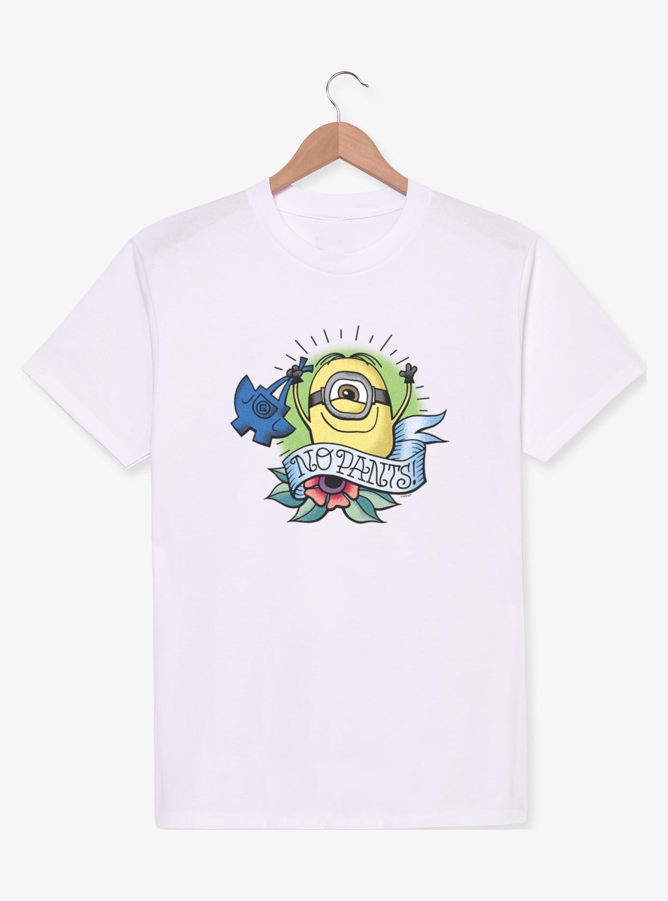 Minions No Pants Tattoo Style T-Shirt, , hi-res