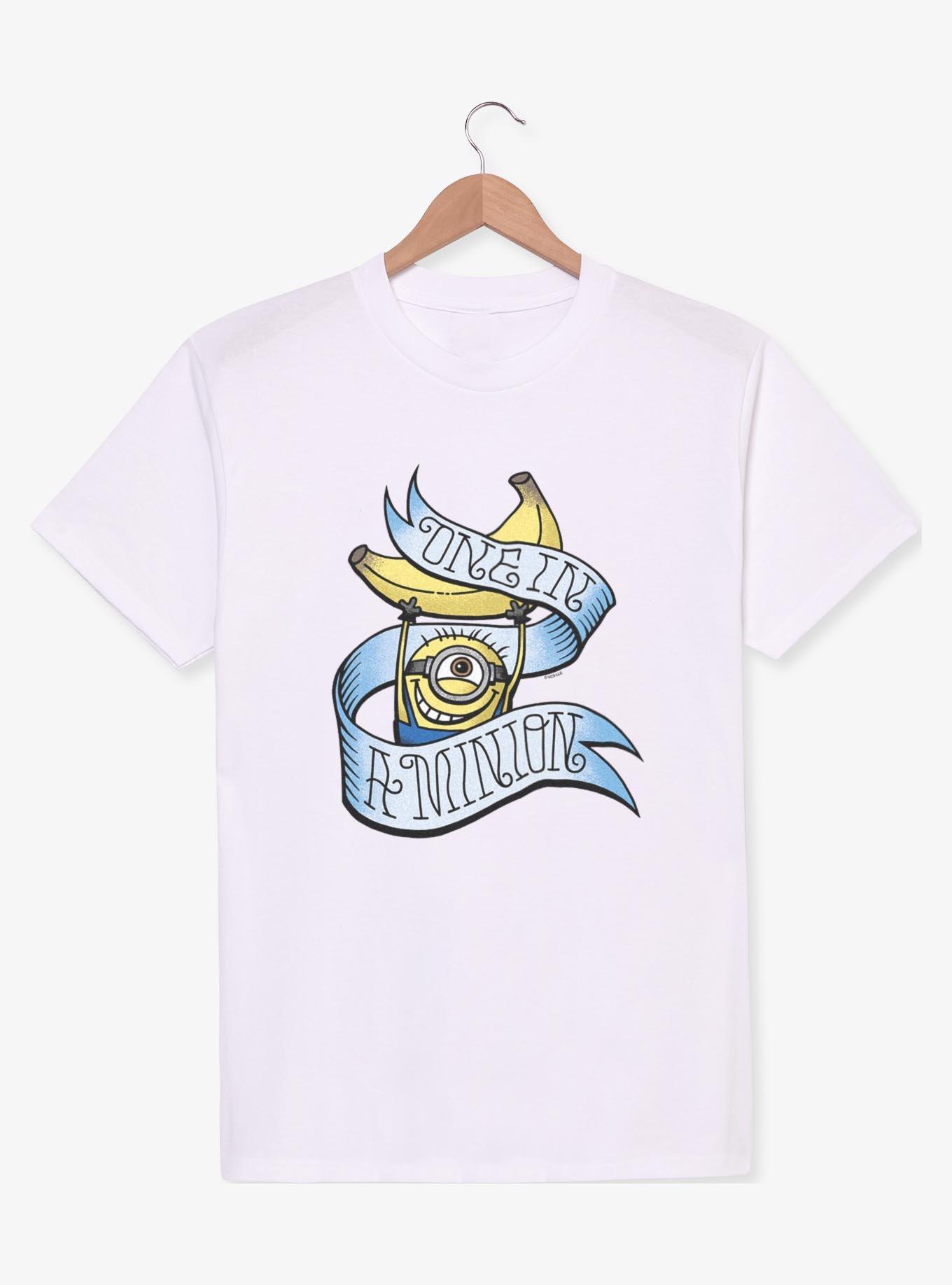 Minions One In A Minion Tattoo Style T-Shirt, , hi-res