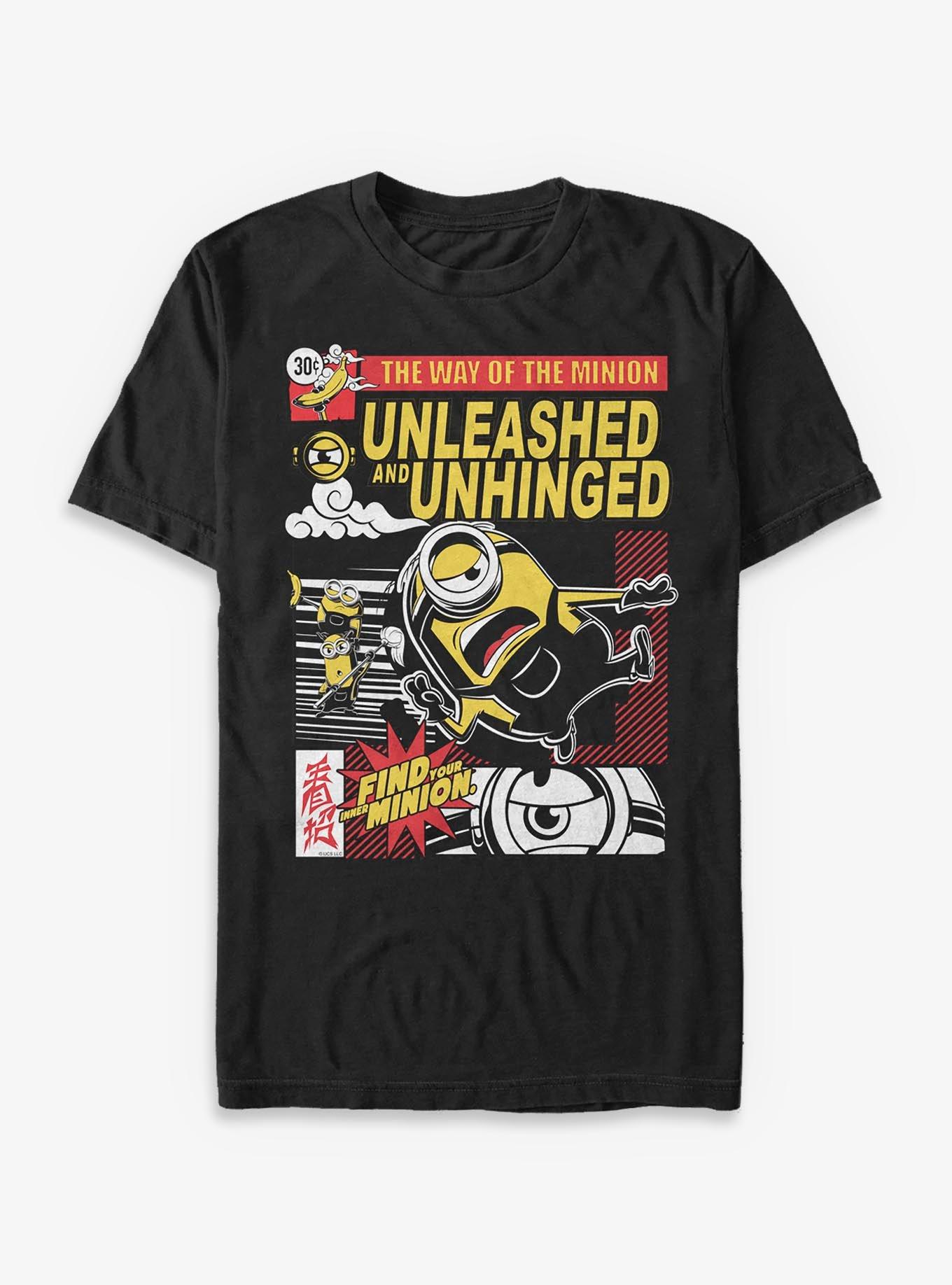 The Rise of Gru Minions Unleashed Minion Comic T-Shirt, , hi-res