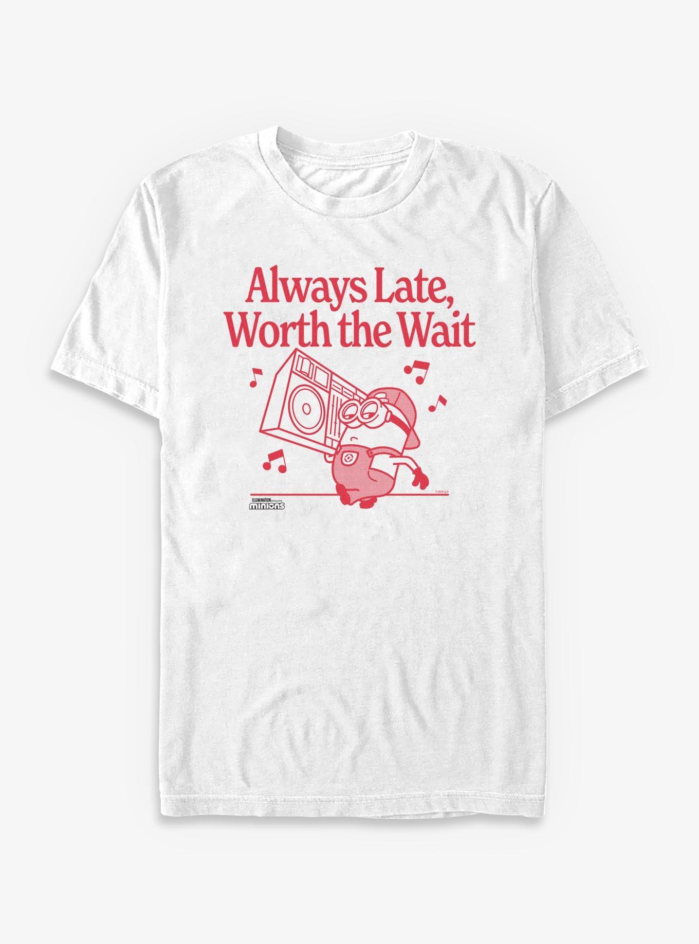 Minions Always Late T-Shirt, , hi-res
