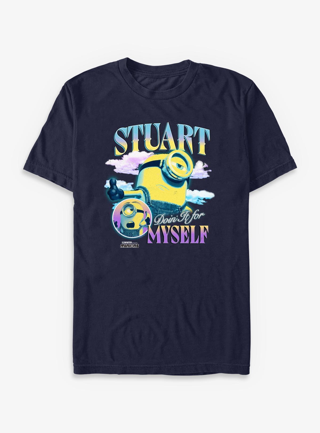 Minions Stuart Doin' It For Myself T-Shirt, , hi-res