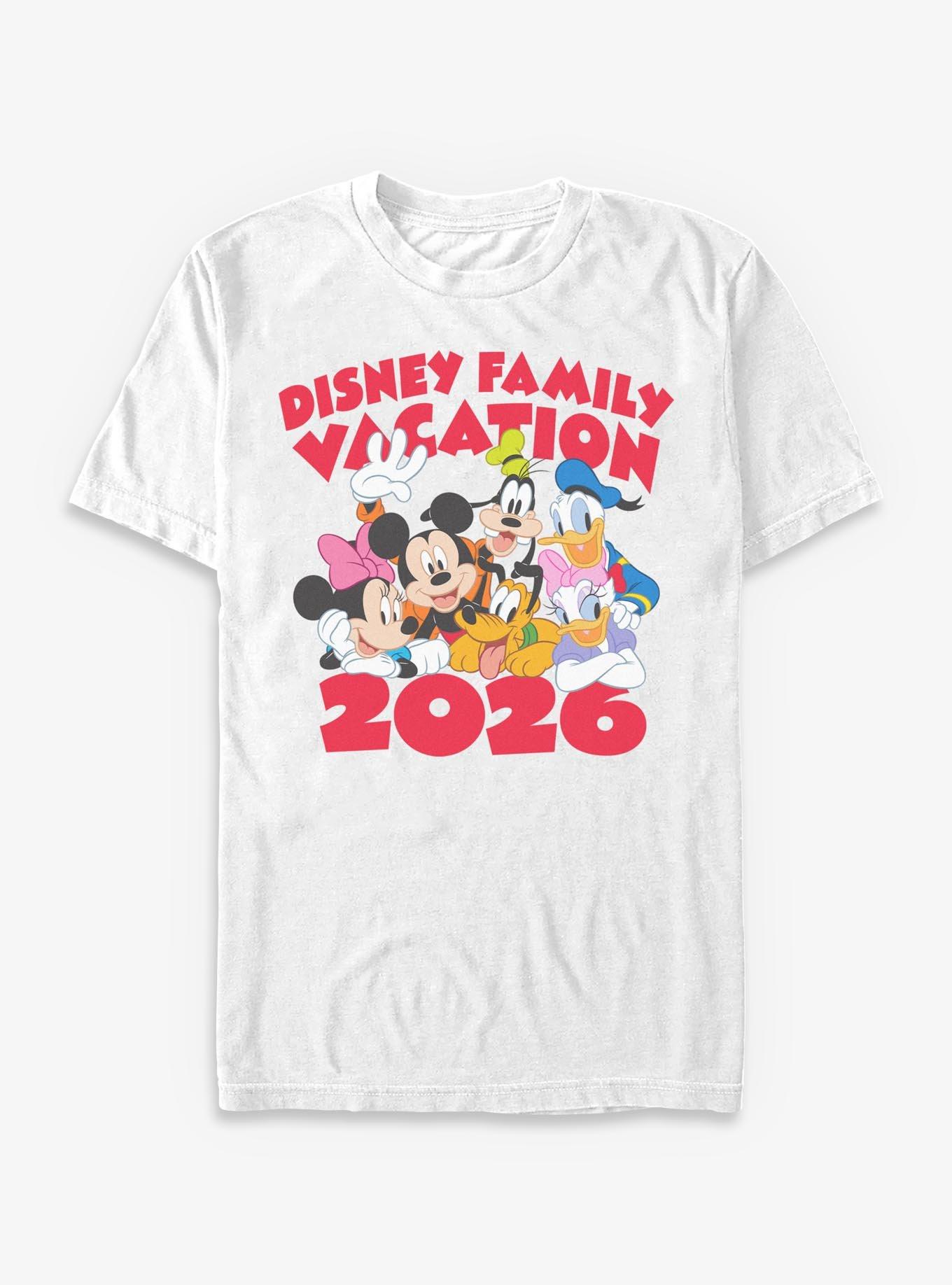 Disney Mickey Mouse Family Vacation 2026 T-Shirt, , hi-res