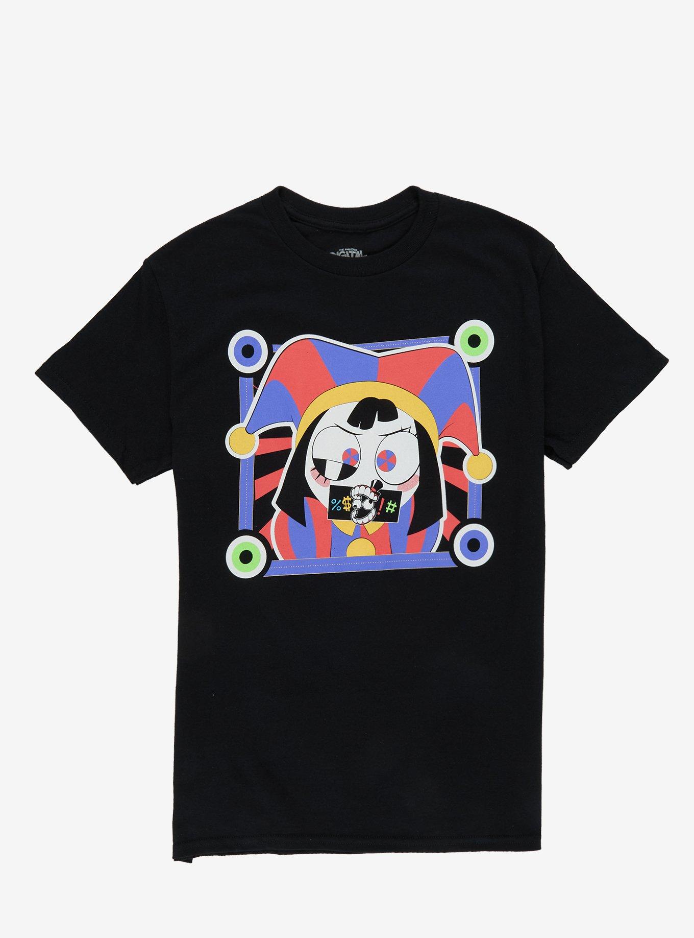 The Amazing Digital Circus Pomni Censor Bar T-Shirt, , hi-res