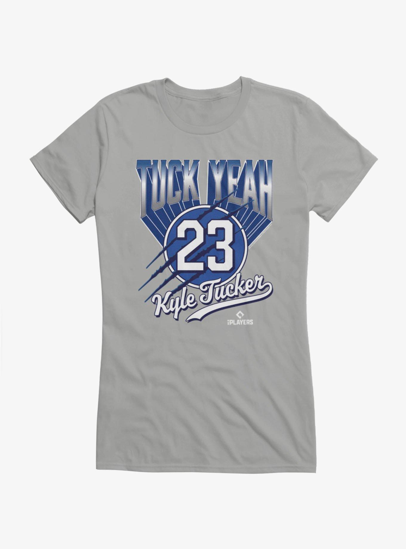 MLB Los Angeles Dodgers Kyle Tucker Tuck Yeah 23 Scratch Girls T-Shirt Hot Topic Exclusive, , hi-res