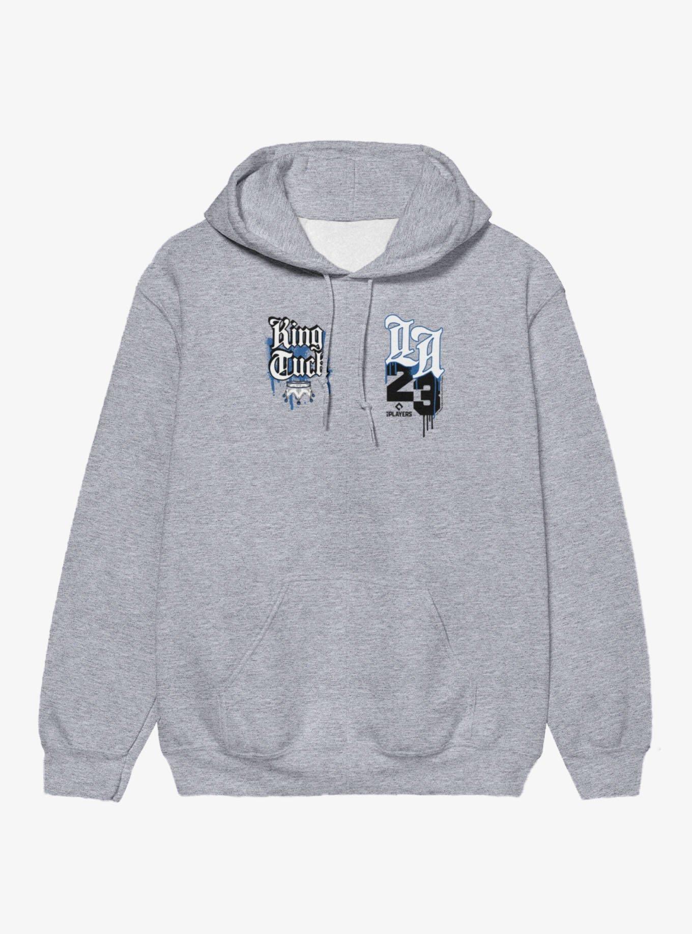 MLB Los Angeles Dodgers Kyle Tucker King Tuck Crown Graffiti Hoodie Hot Topic Exclusive, , hi-res