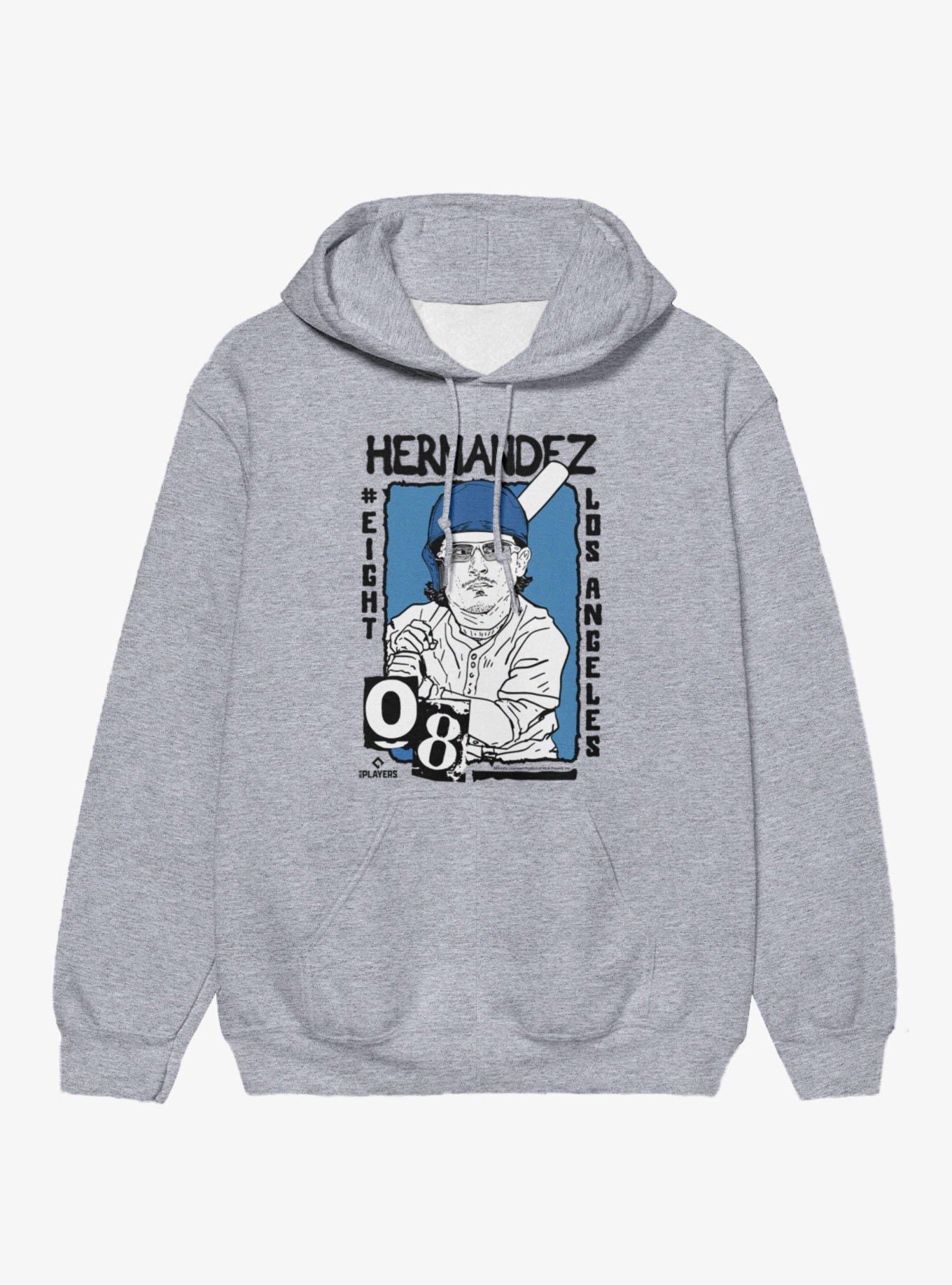 MLB Los Angeles Dodgers Kike Hernandez Hoodie Hot Topic Exclusive, , hi-res