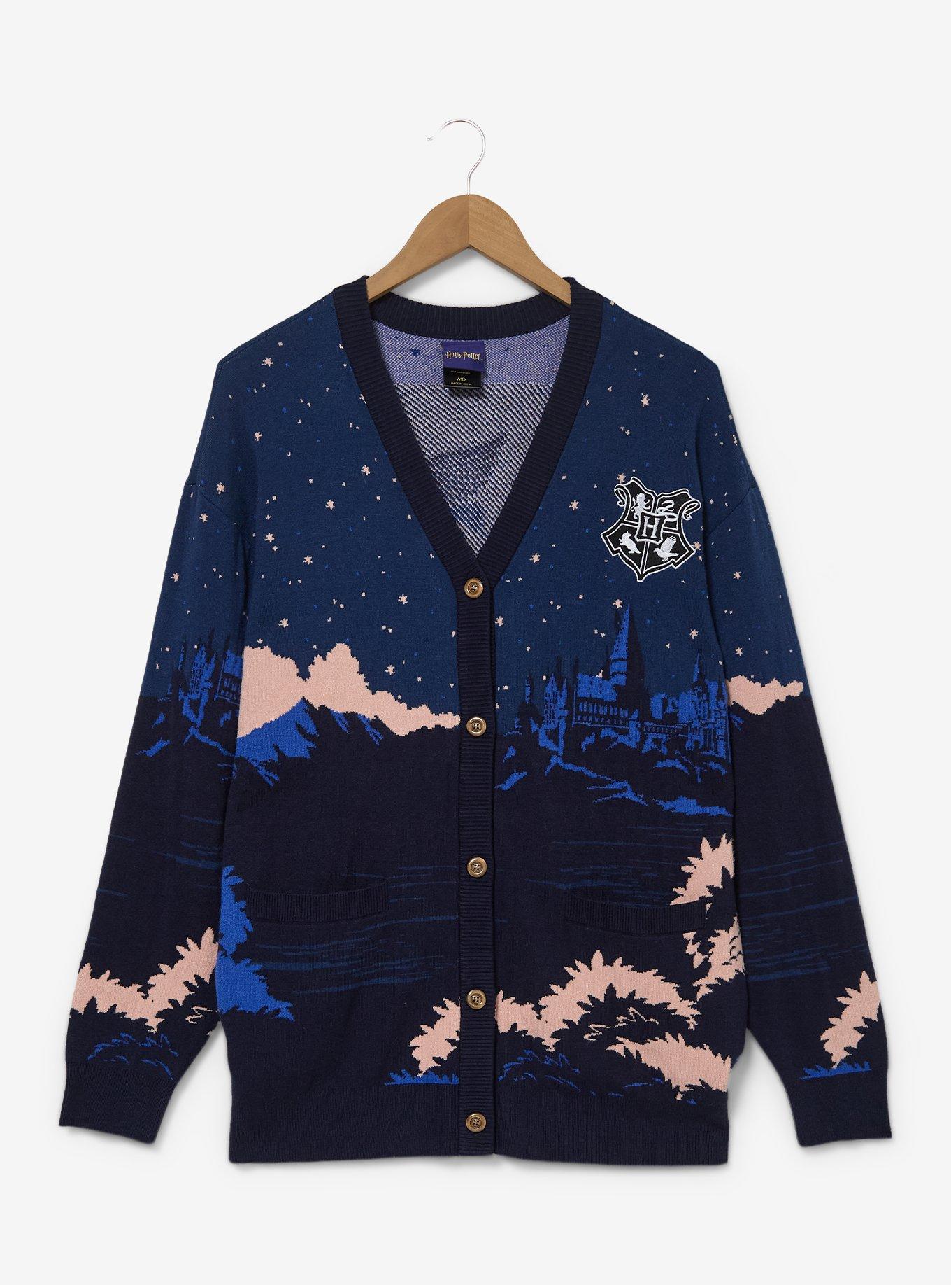 Harry Potter Hogwarts Scenic Women's Plus Size Cardigan - BoxLunch Exclusive