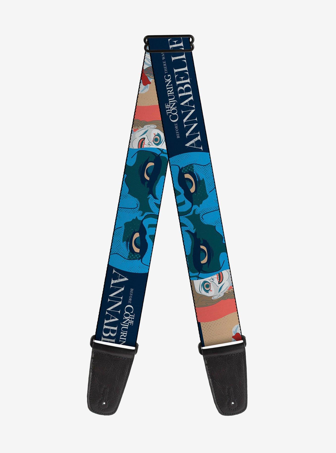 Annabelle Pop Art Scenes and Title Logo Multi Guitar Strap, , hi-res